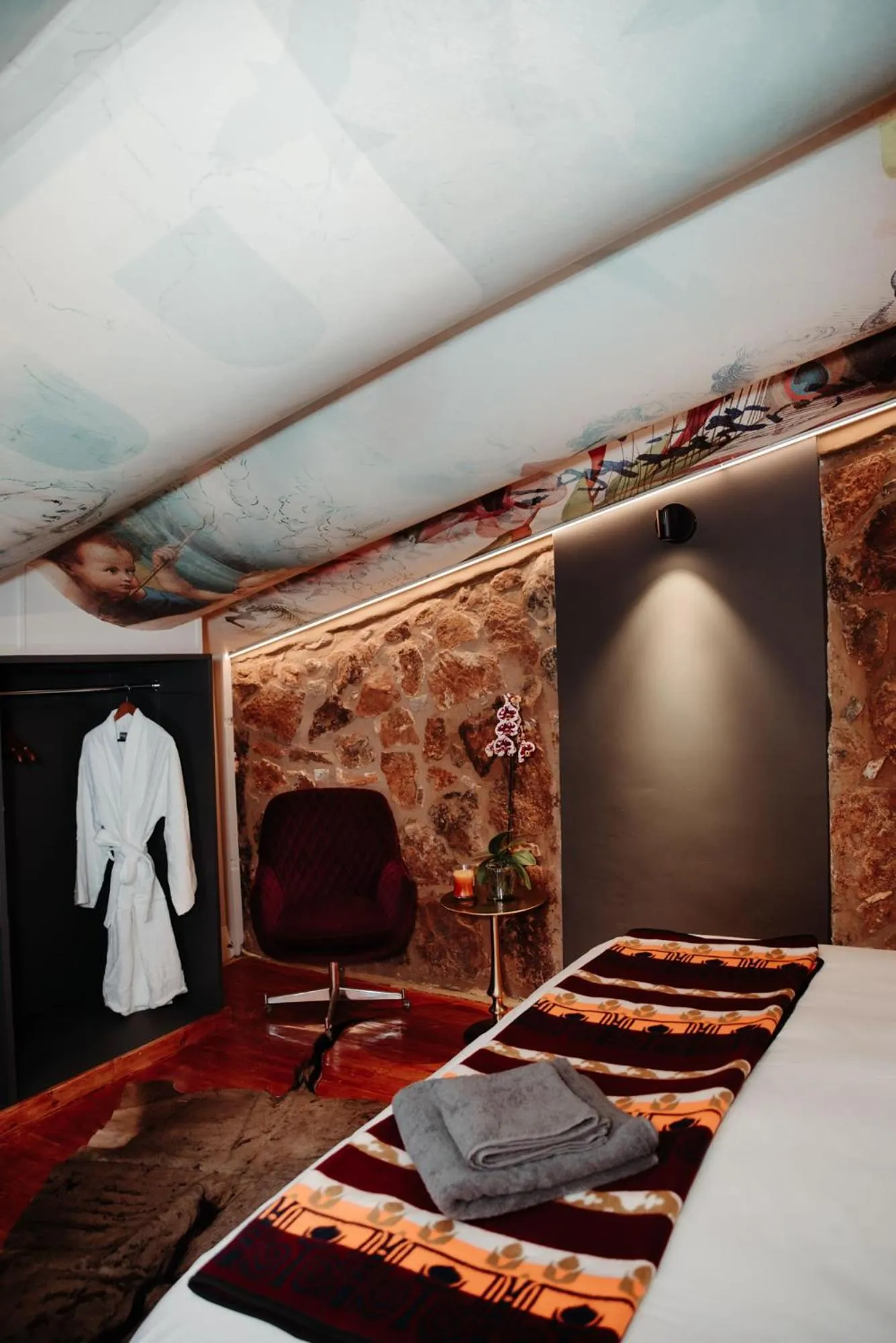 Bedroom, Bed in Bastion House