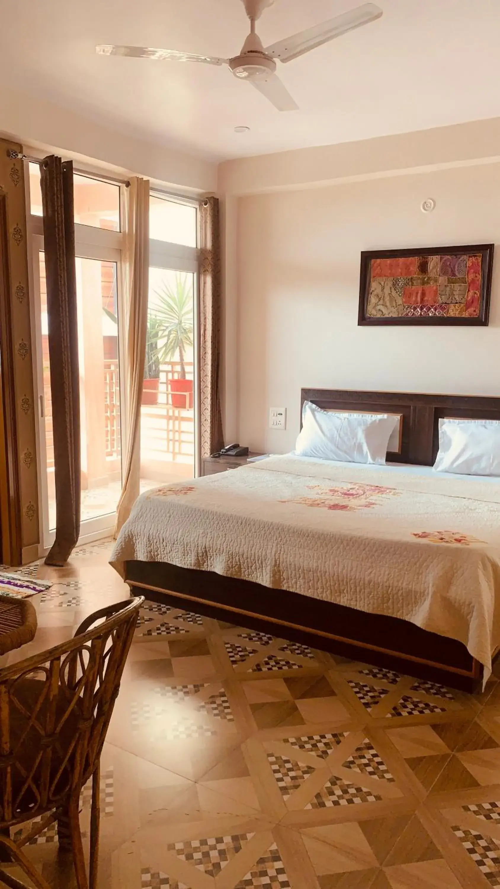 Photo of the whole room, Bed in Rudram Hotel Yoga & Ayurveda Retreat Photo of the whole room, Bed in Rudram Hotel Yoga & Ayurveda Retreat