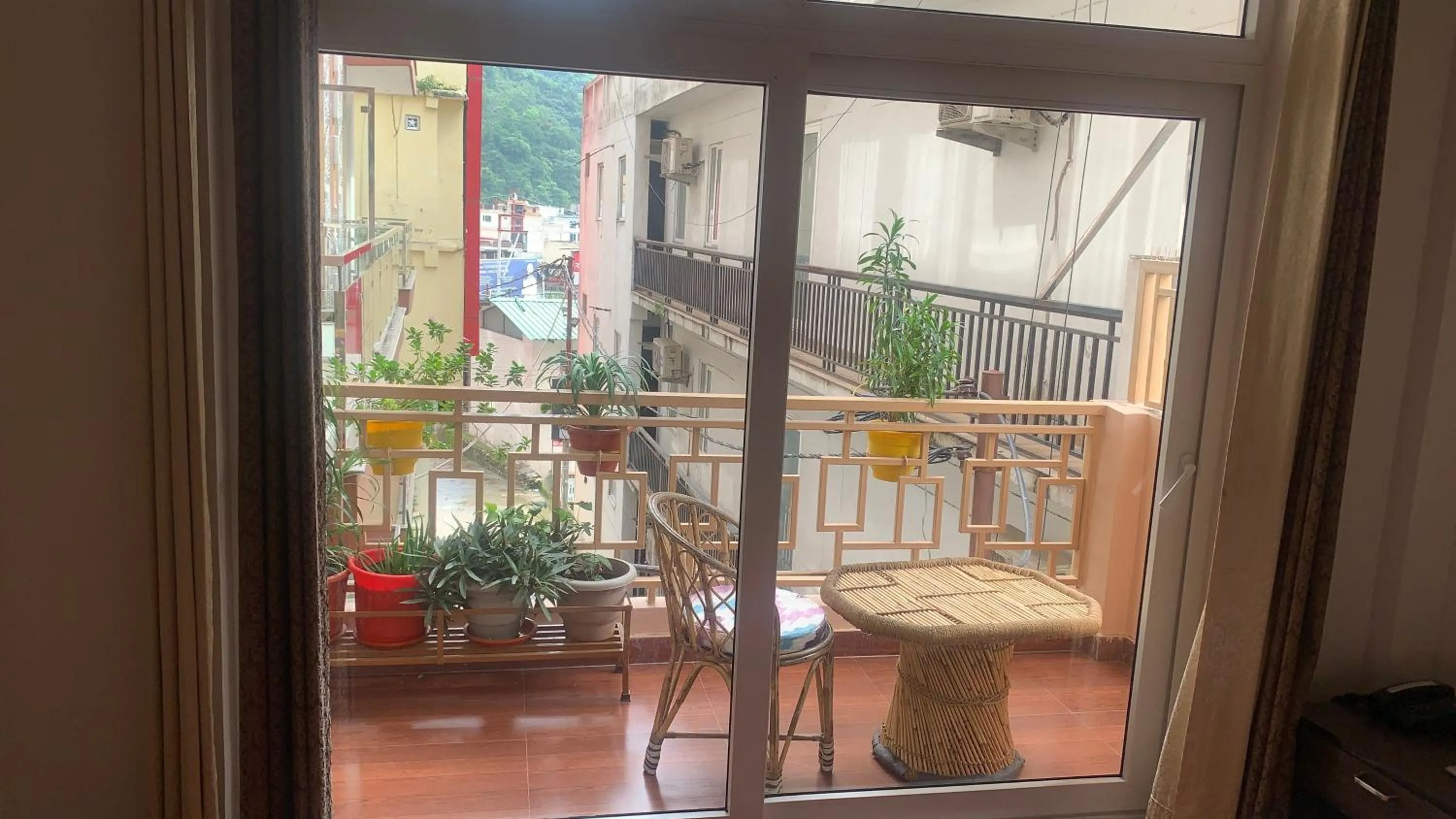 Balcony/Terrace in Rudram Hotel Yoga & Ayurveda Retreat