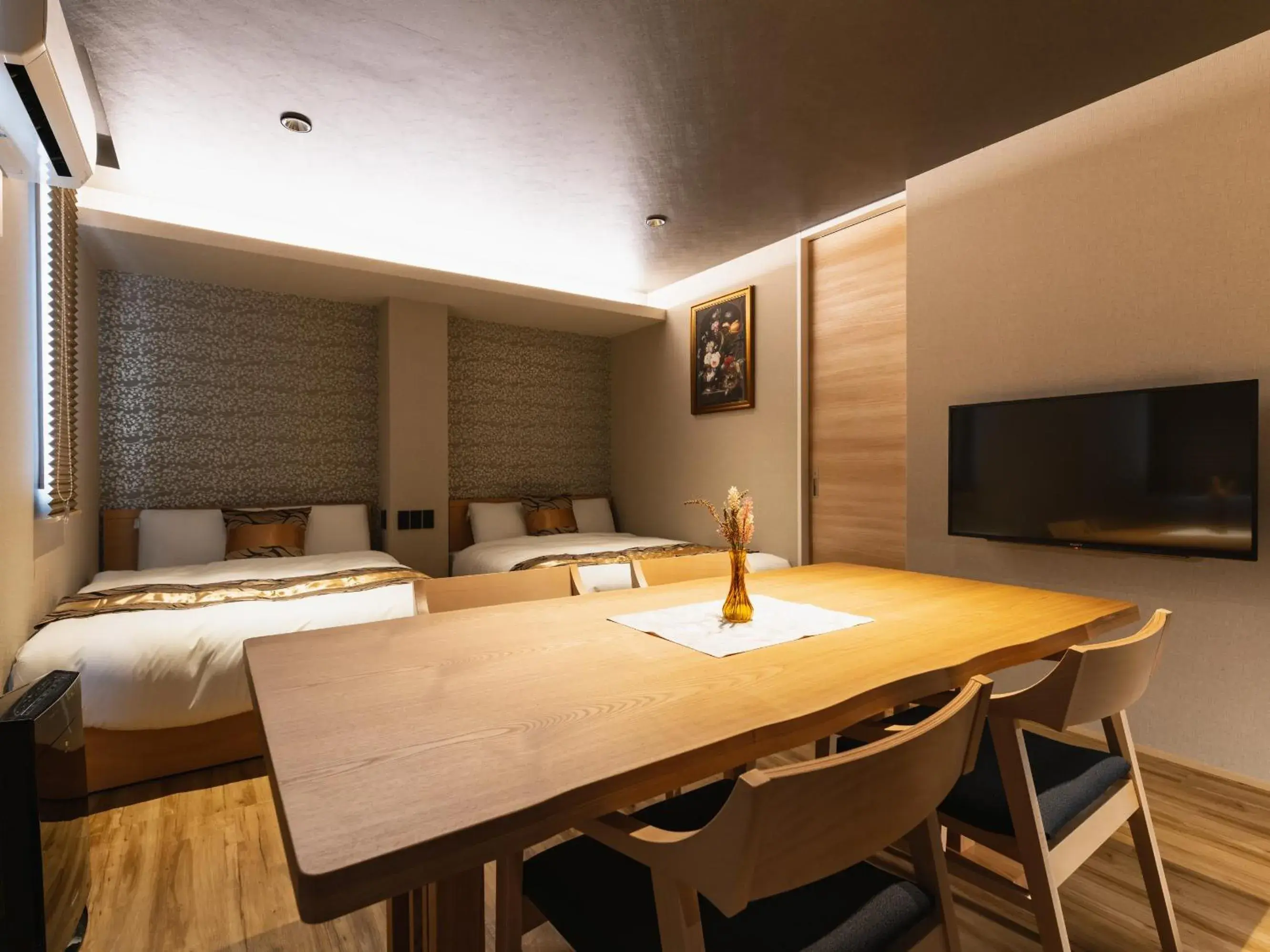 Living room in GRAND BASE Beppu Ekimae Living room in GRAND BASE Beppu Ekimae