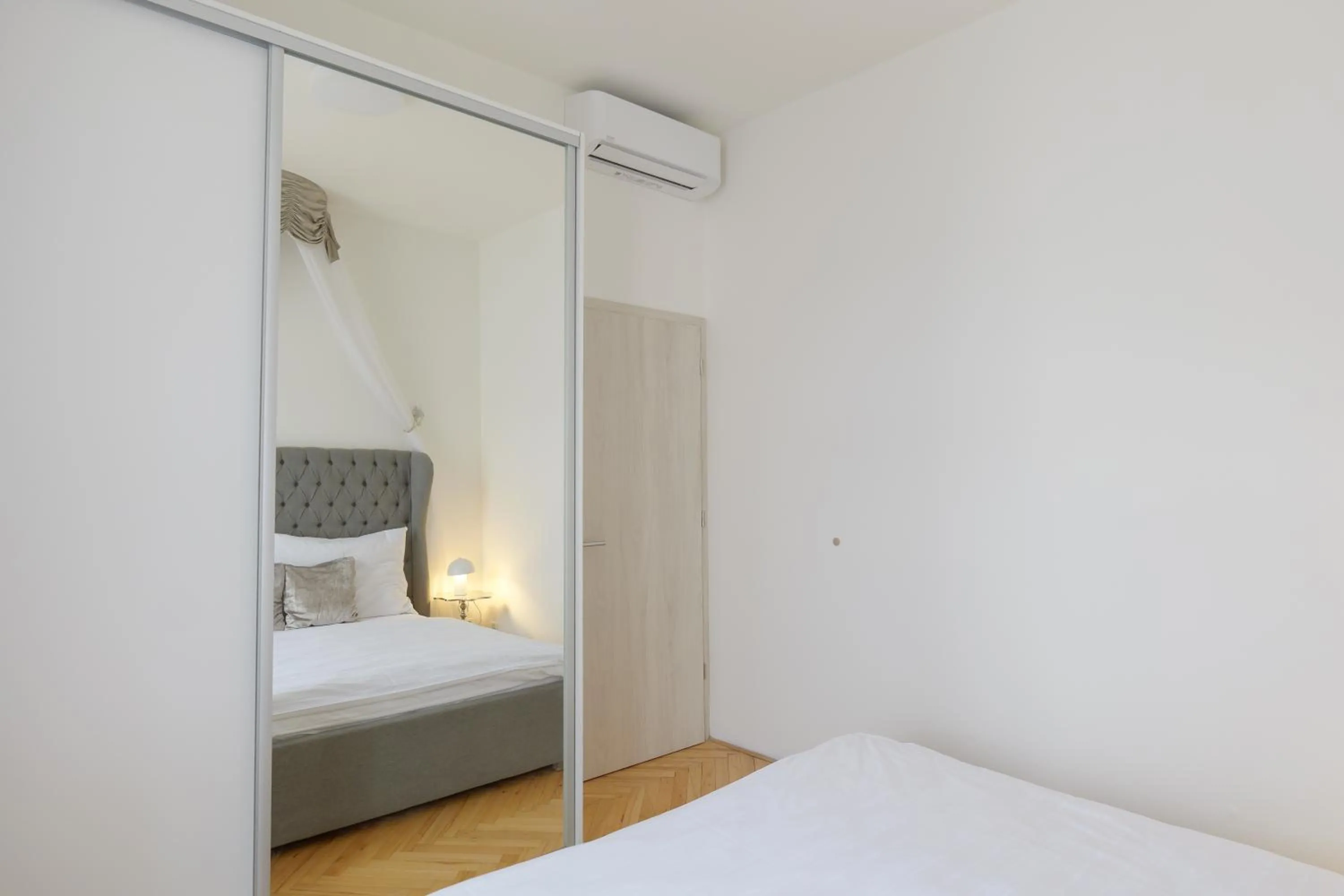 Bed in Gold Art Apartments