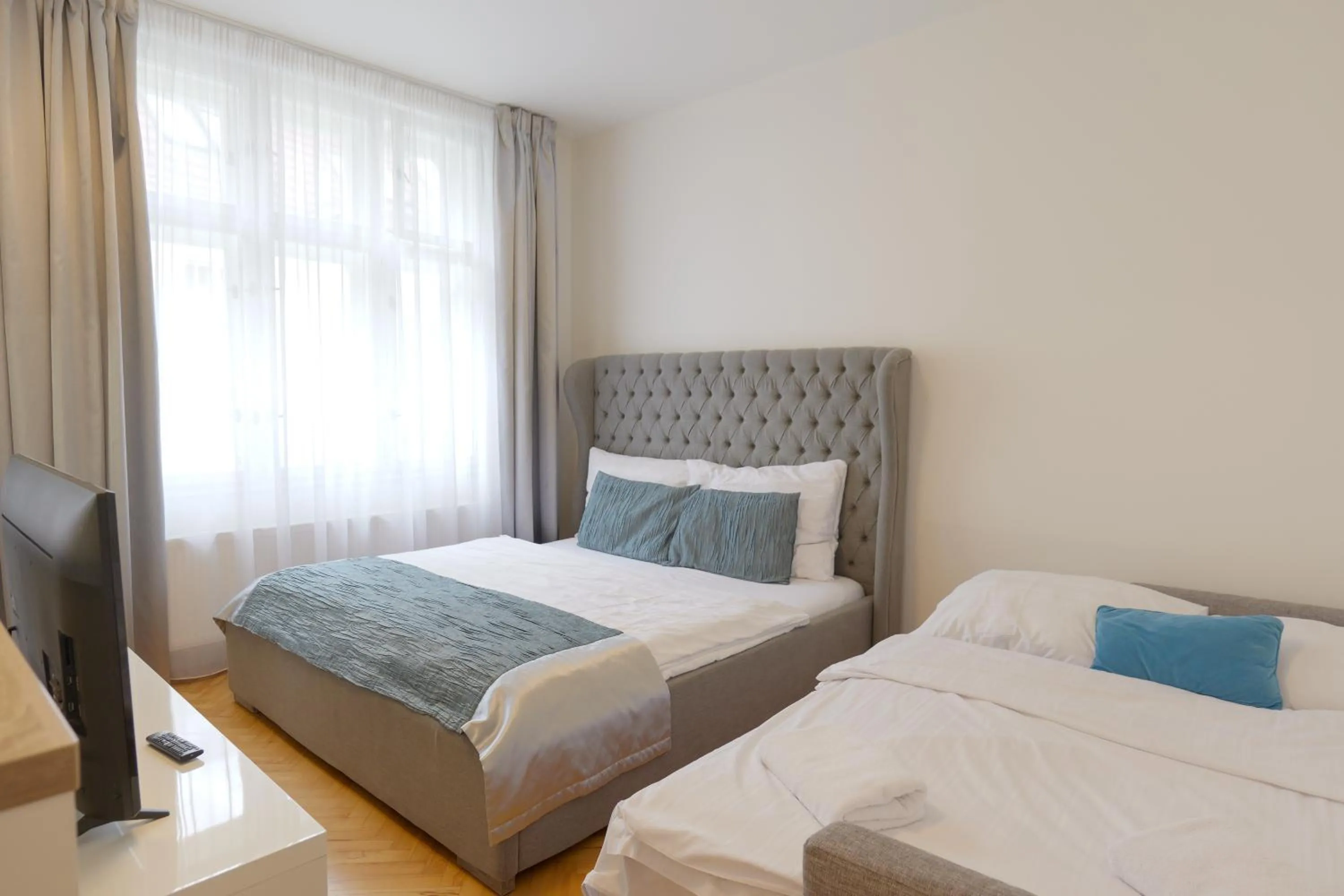 Bed in Gold Art Apartments