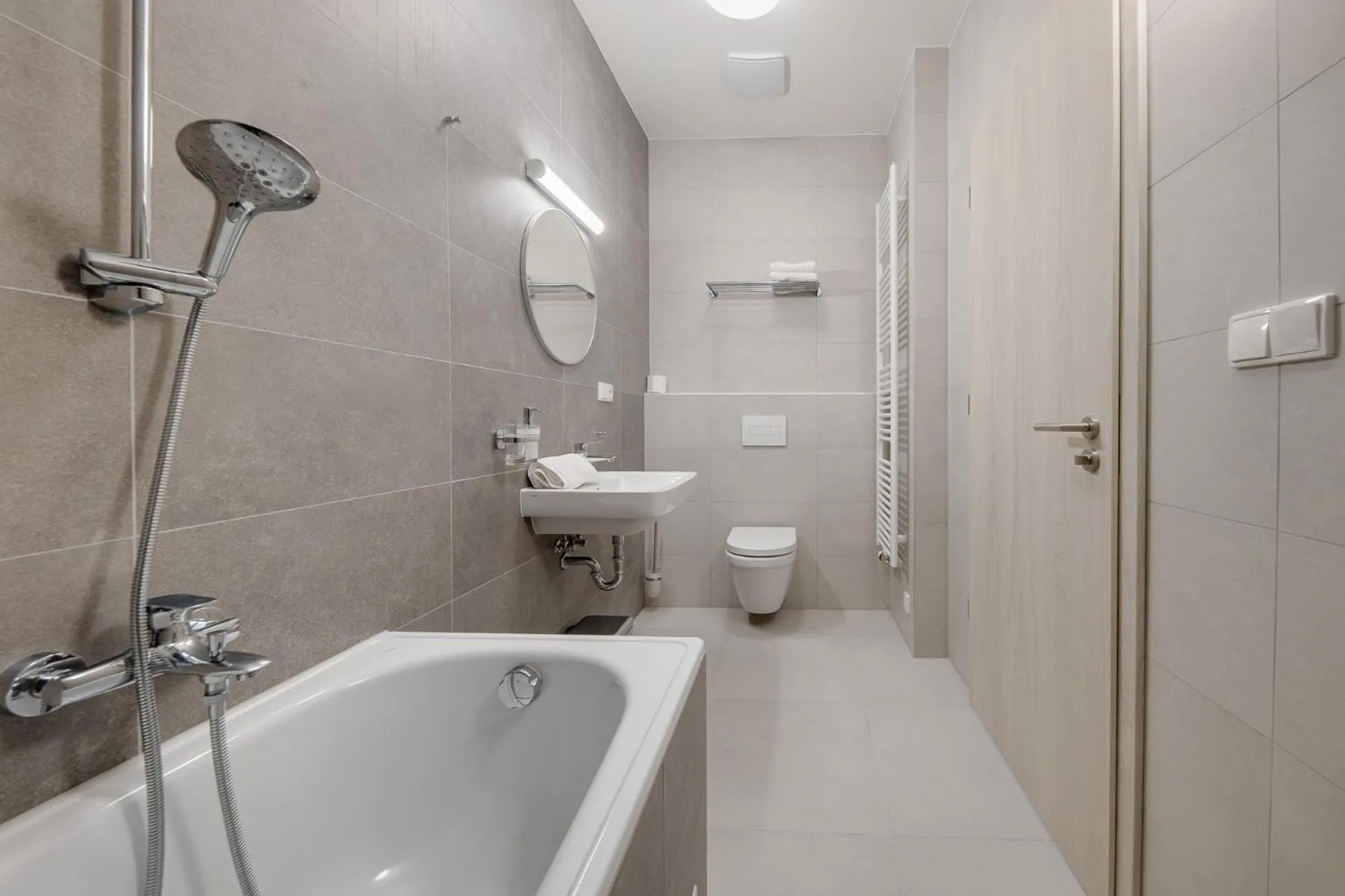 Toilet in Gold Art Apartments