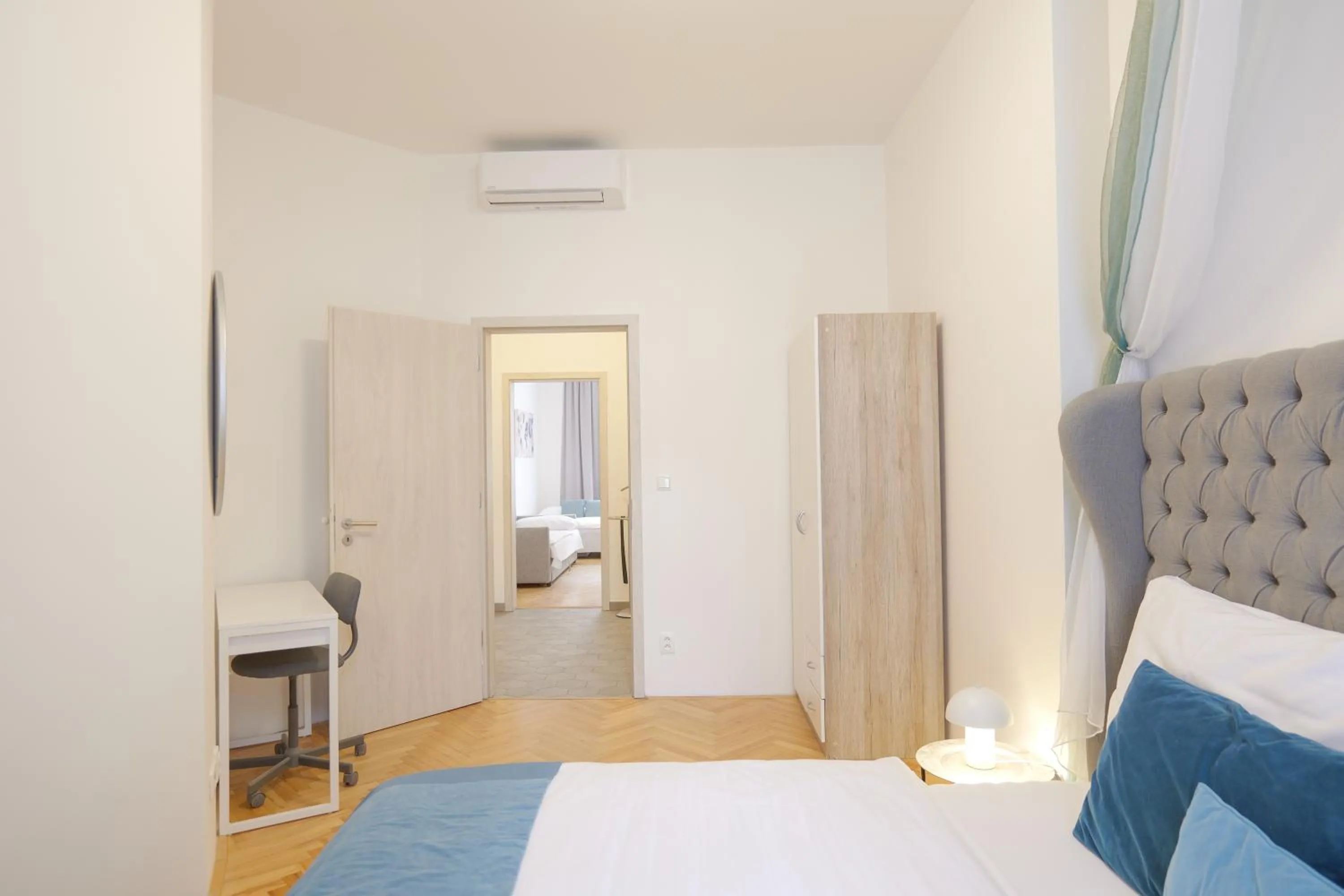 Bed in Gold Art Apartments