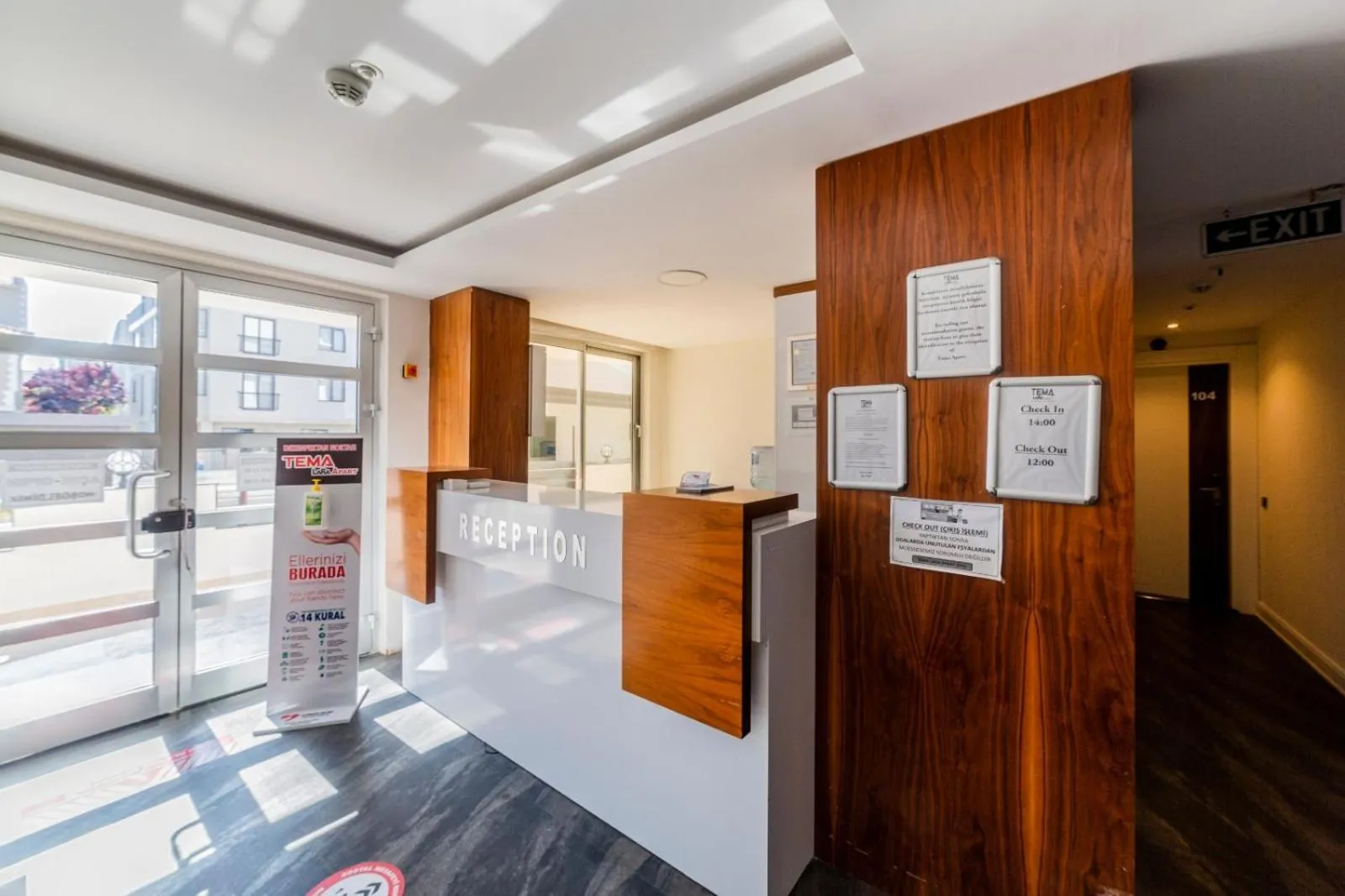 Lobby or reception in TEMA LARA APART