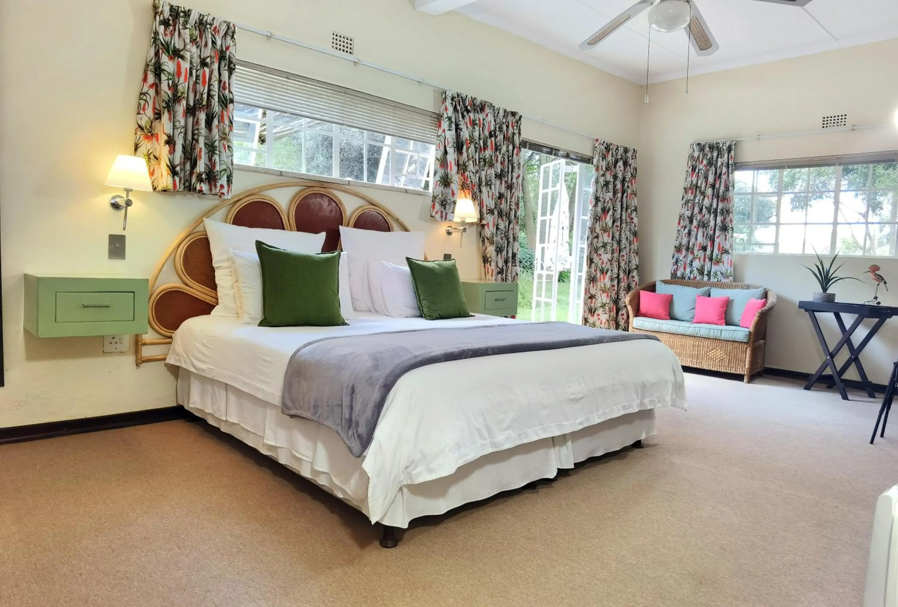 Bed in Random Harvest Country Cottages
