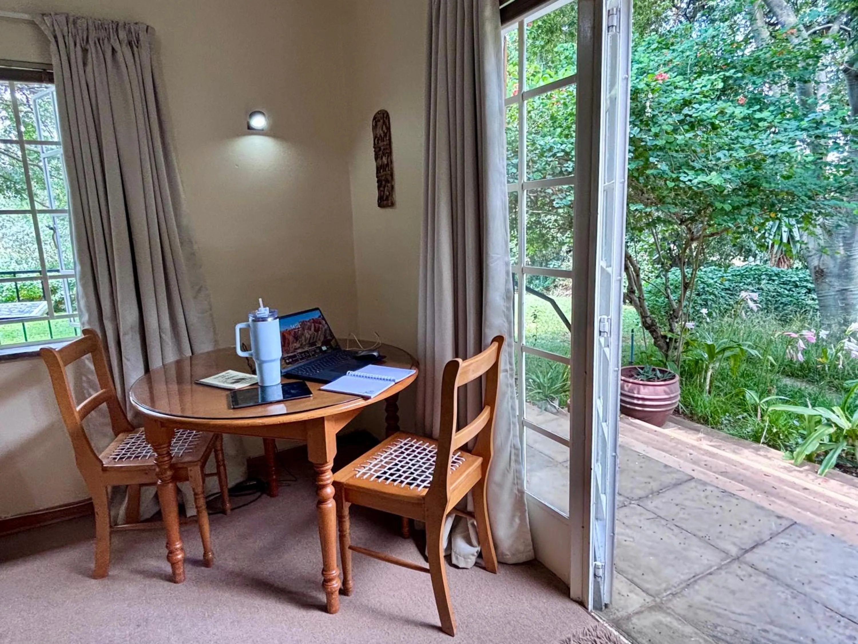 Patio in Random Harvest Country Cottages