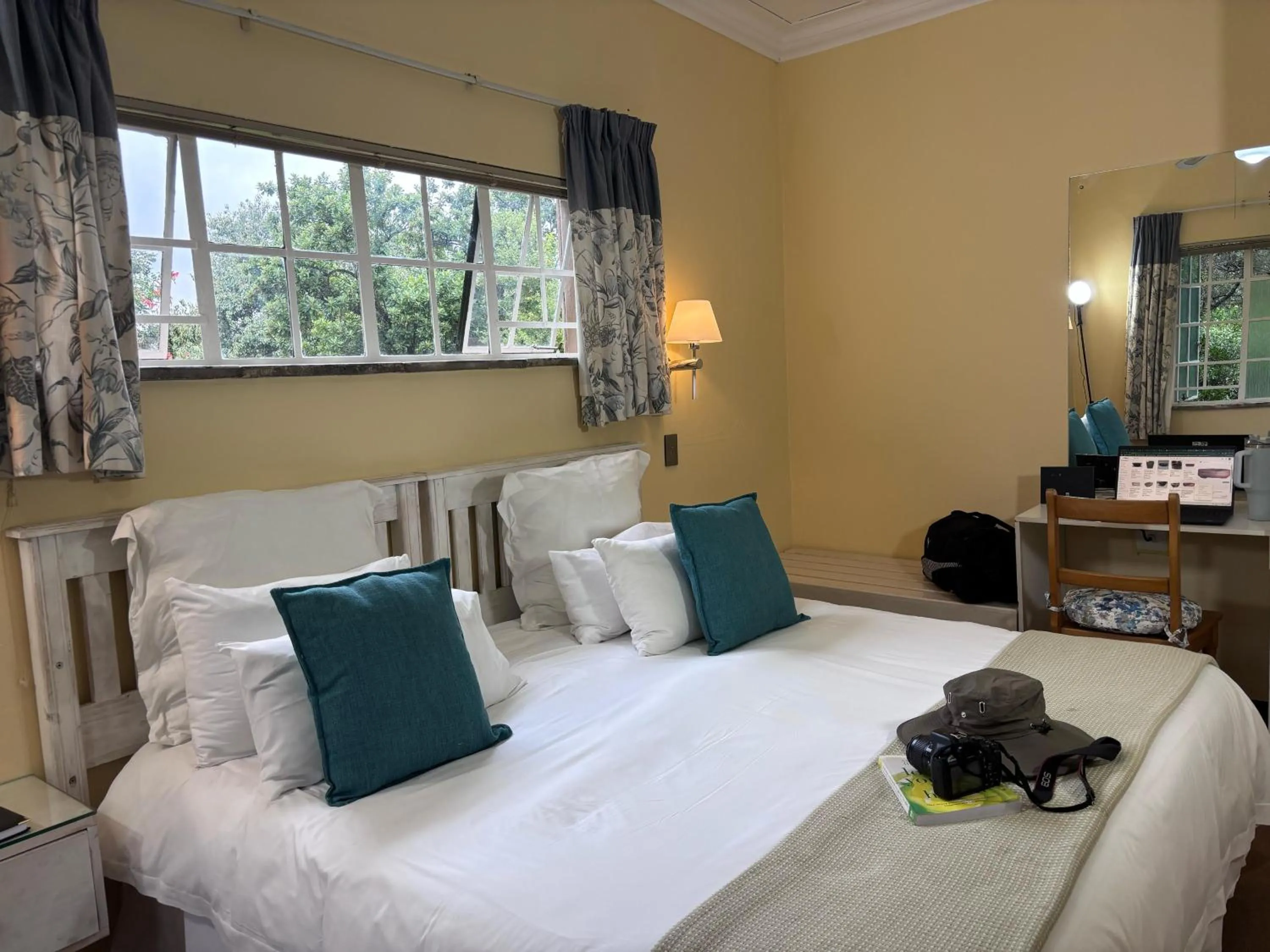 Bed in Random Harvest Country Cottages