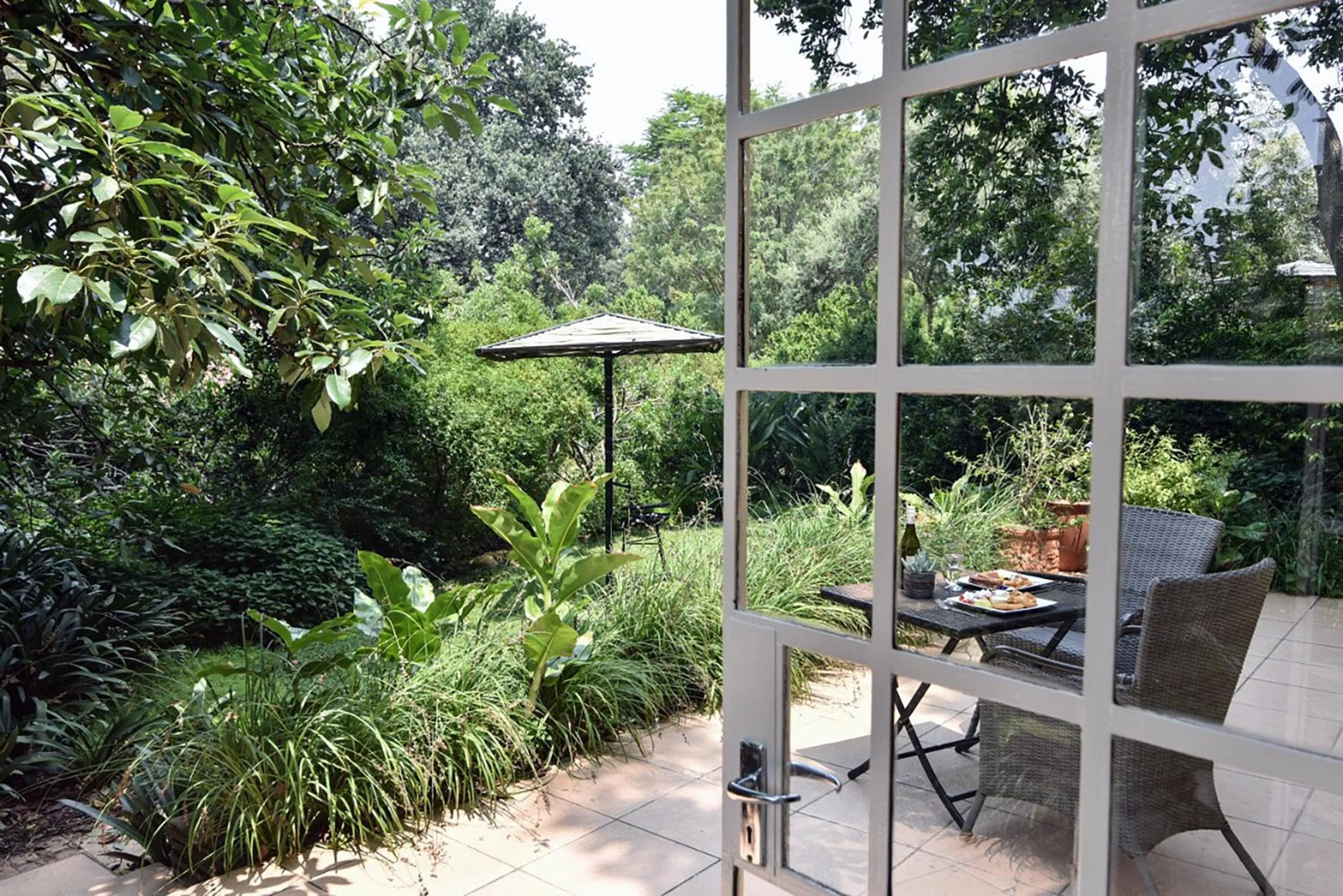 Patio in Random Harvest Country Cottages