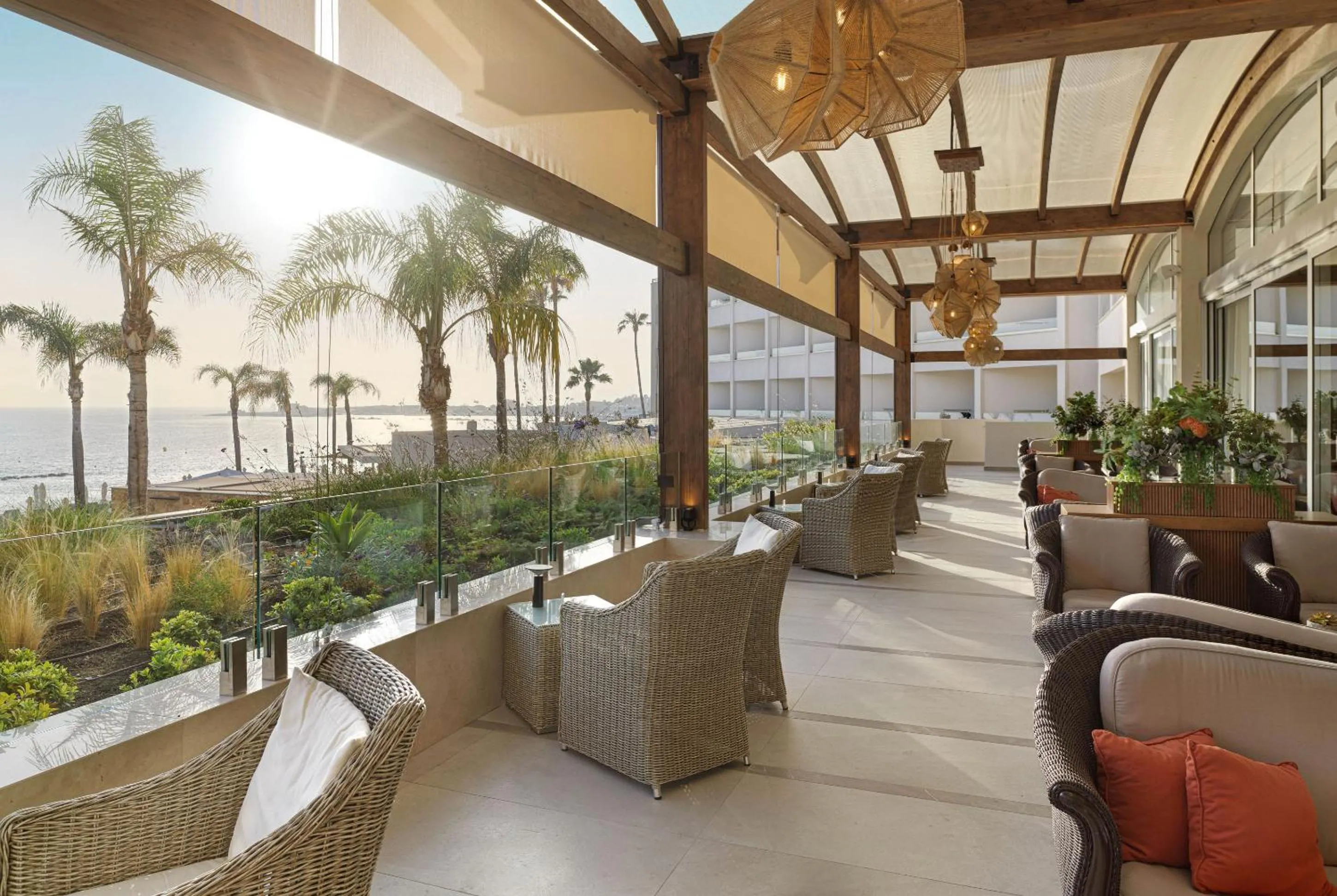 Seating area in Alexander The Great Beach Hotel
