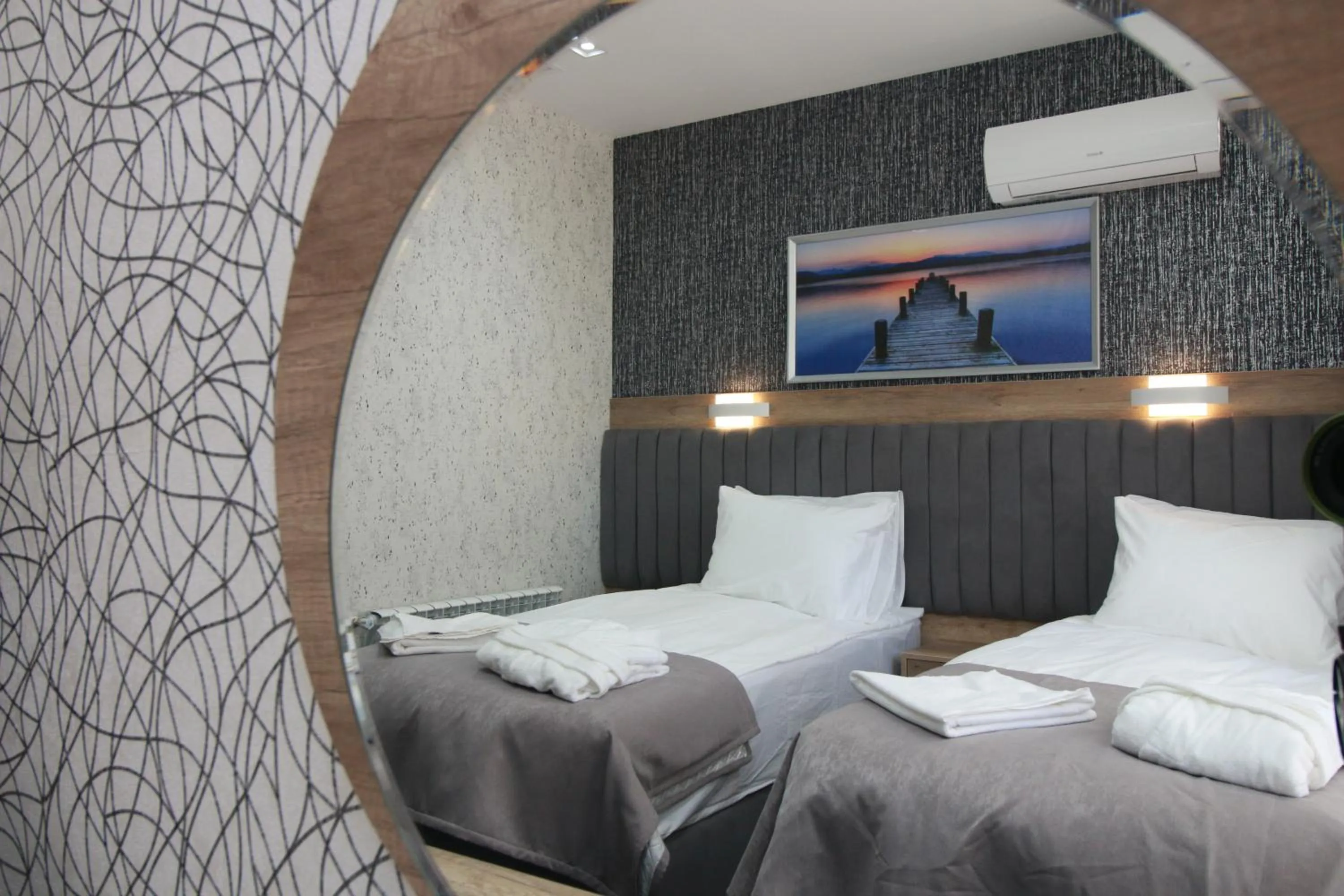 Bed in Home Suites Baku-Halal Hotel