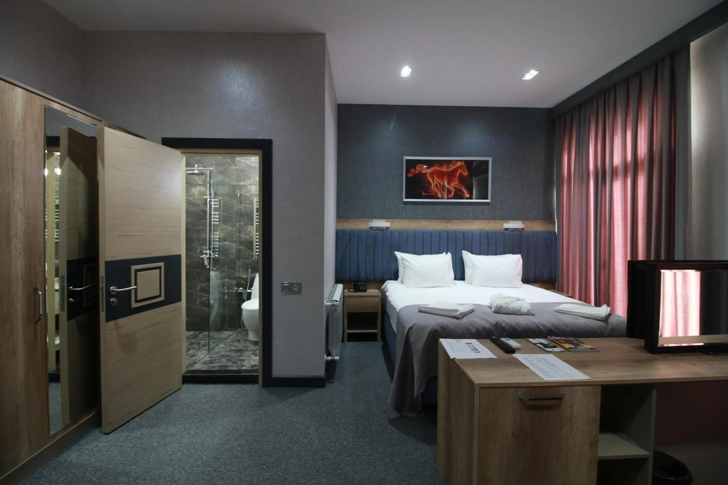 Bed in Home Suites Baku-Halal Hotel