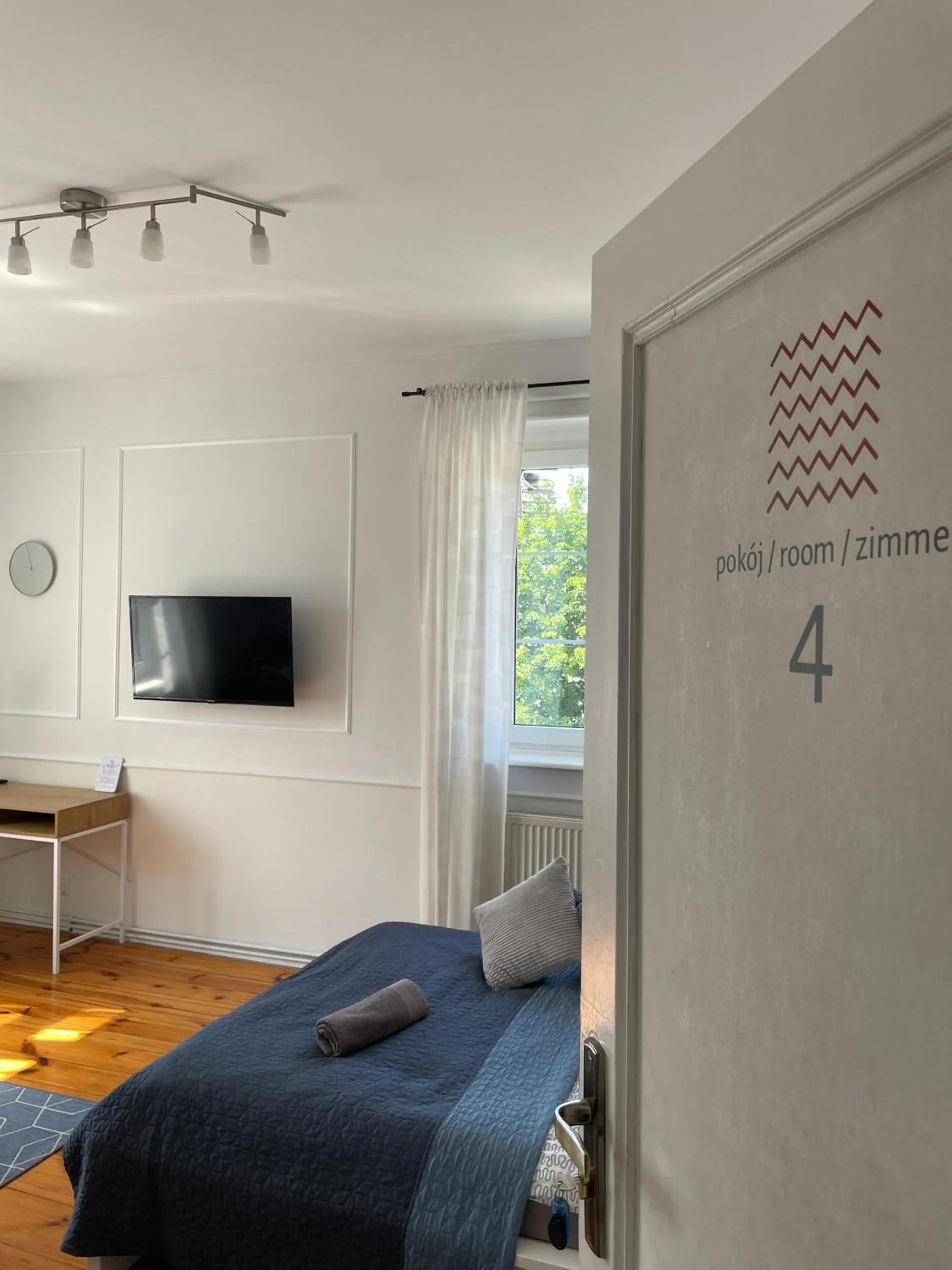 Bed in Bankowa 8 Guest Rooms