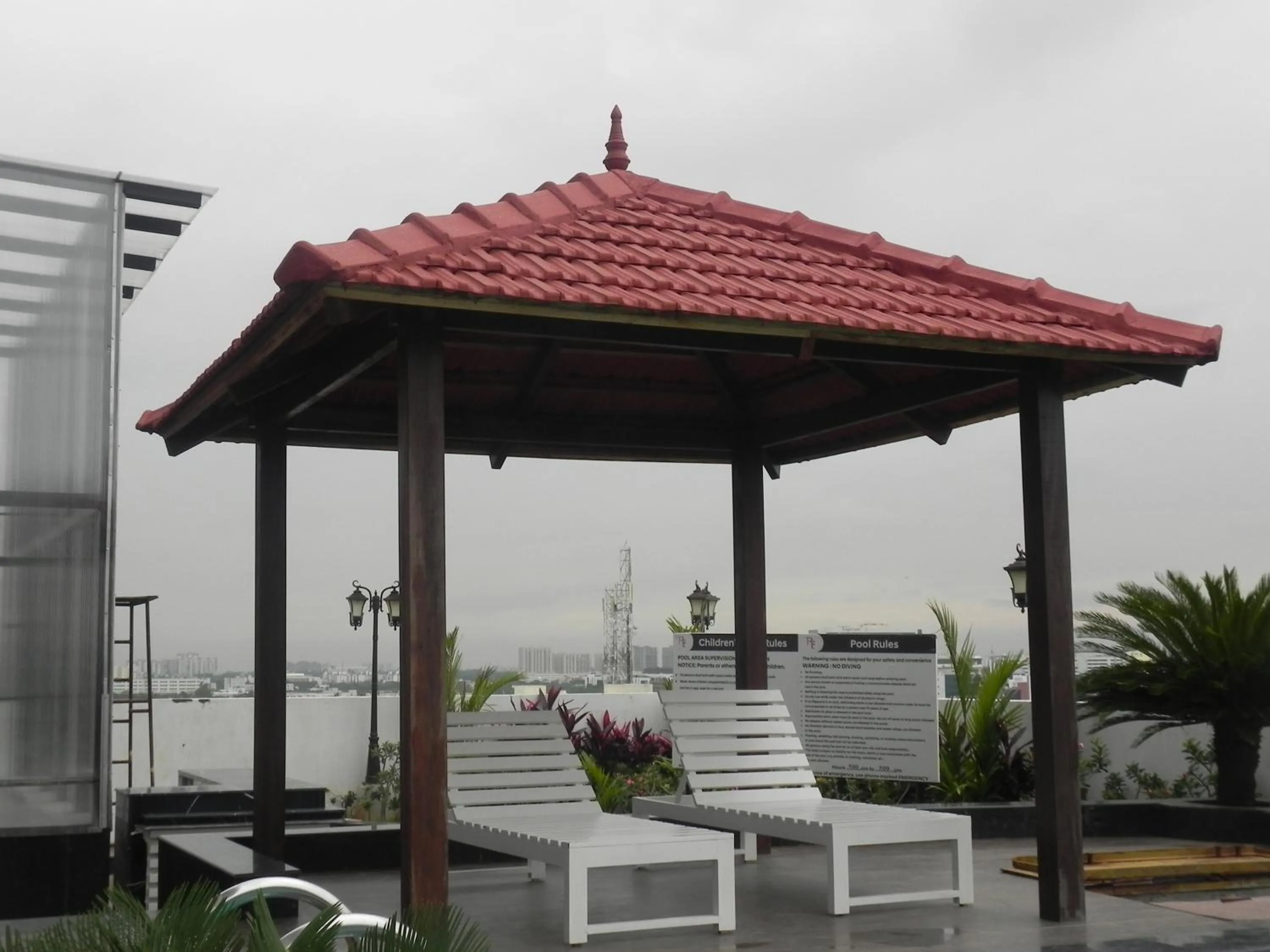 Swimming pool in Regenta Central RS Chennai OMR SIPCOT