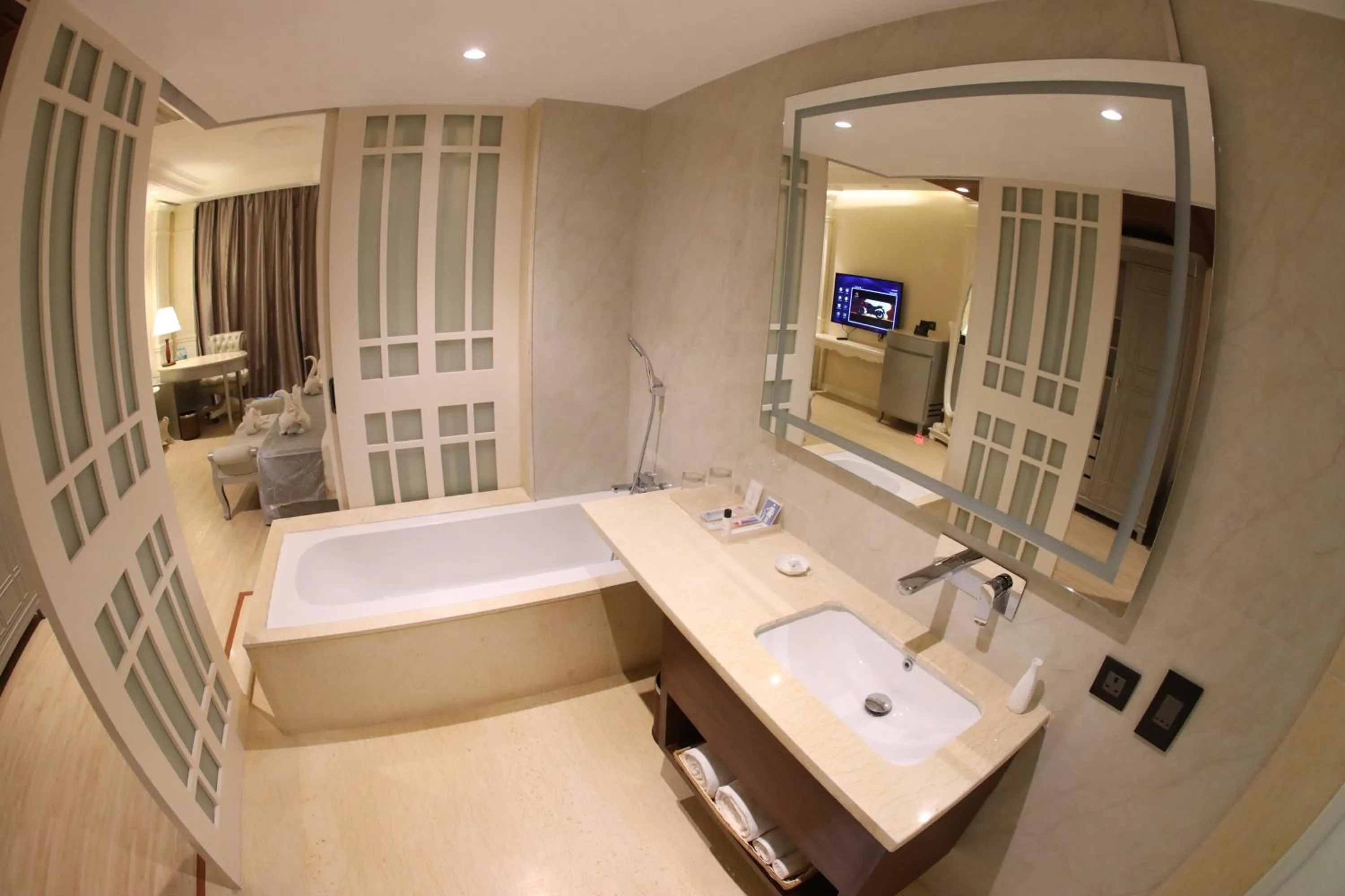 Bathroom in Regenta Central RS Chennai OMR SIPCOT