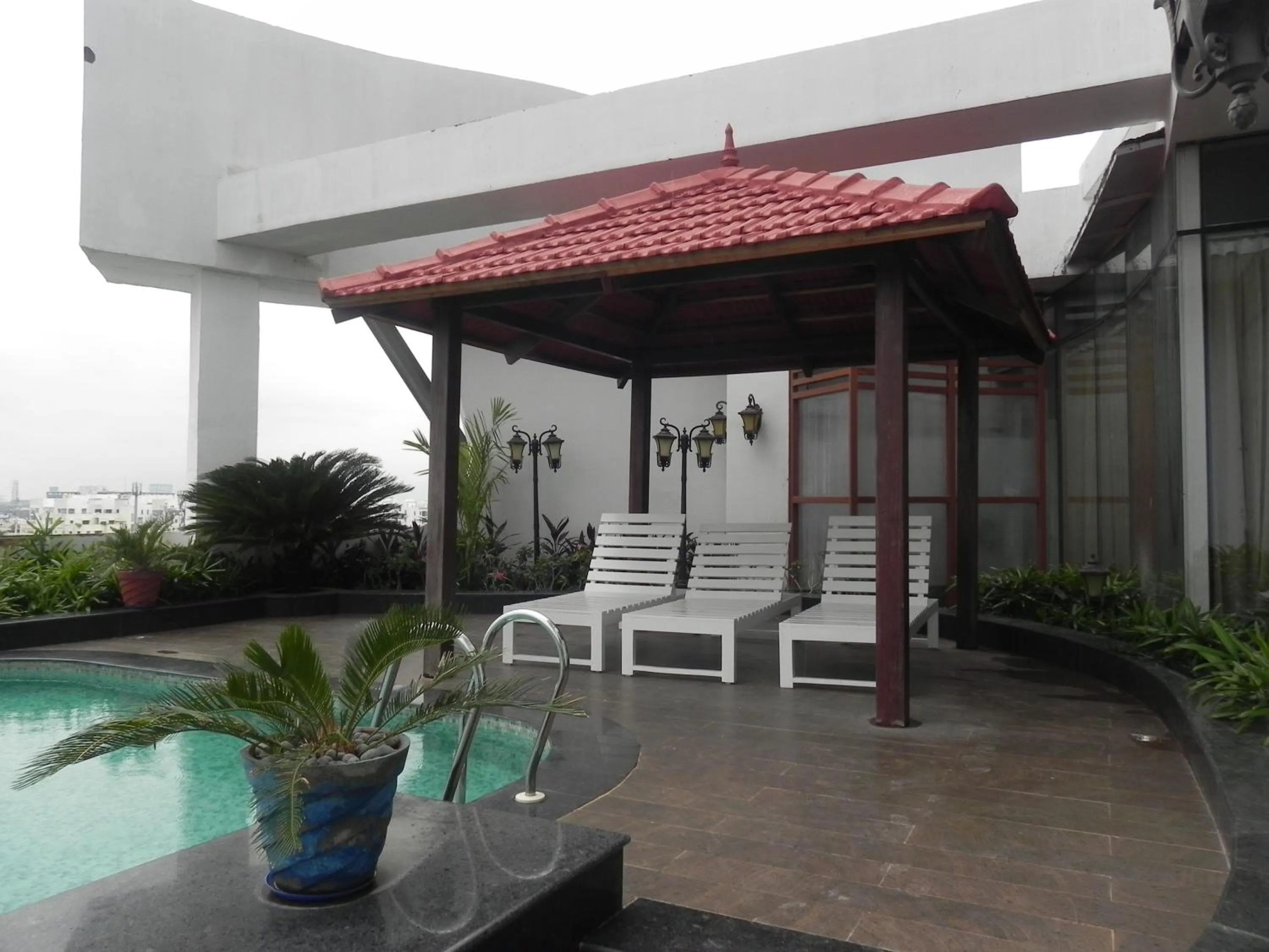 Swimming pool in Regenta Central RS Chennai OMR SIPCOT