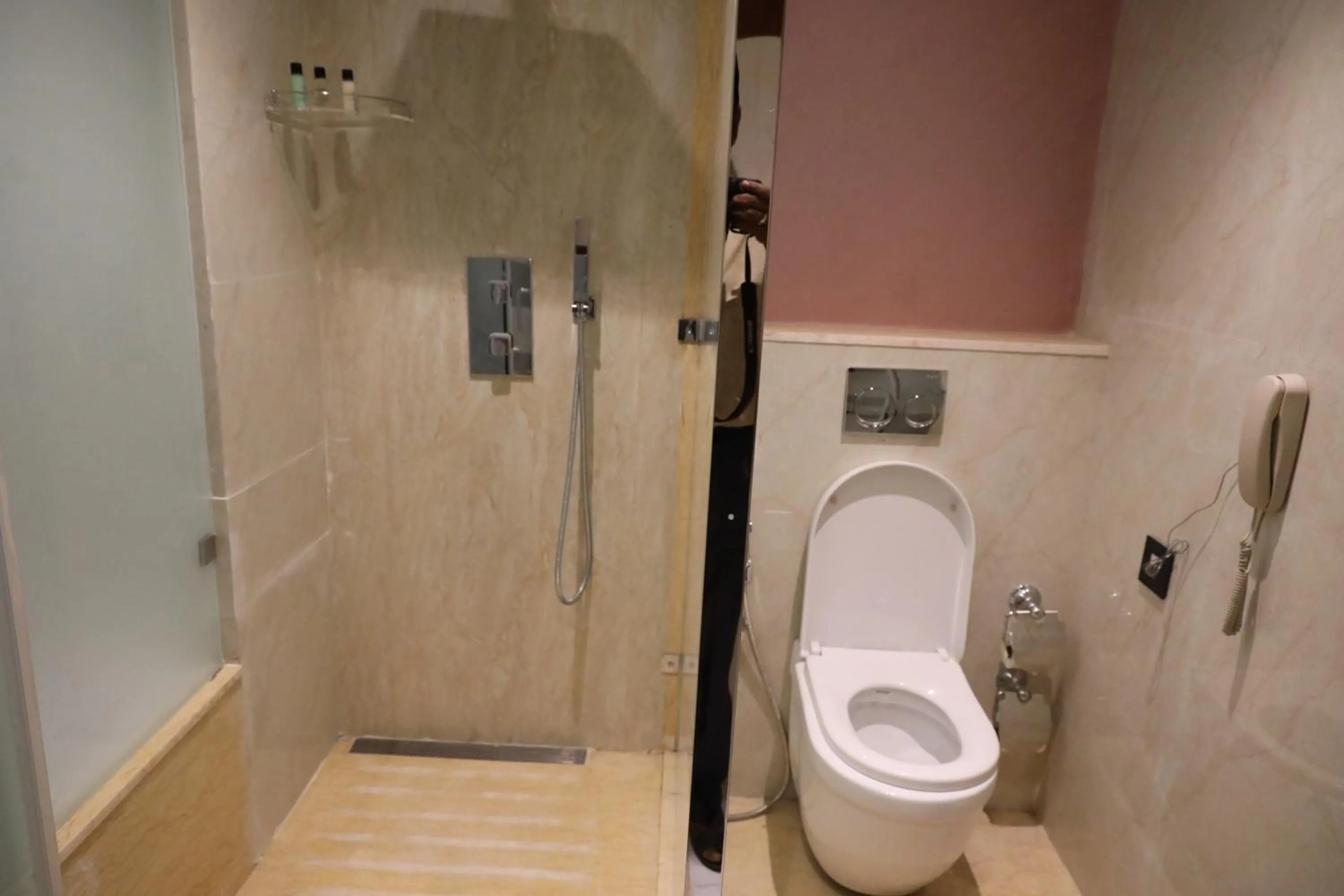 Shower in Regenta Central RS Chennai OMR SIPCOT