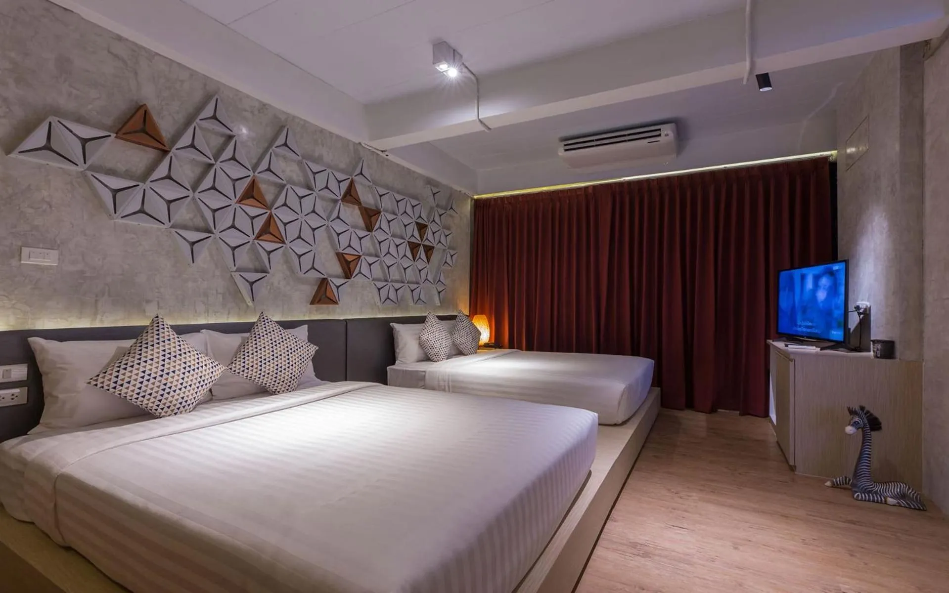 Bed in Veravian Resort