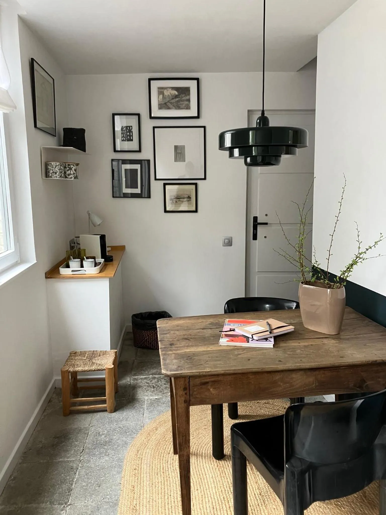Dining area in B&B La Ruelle