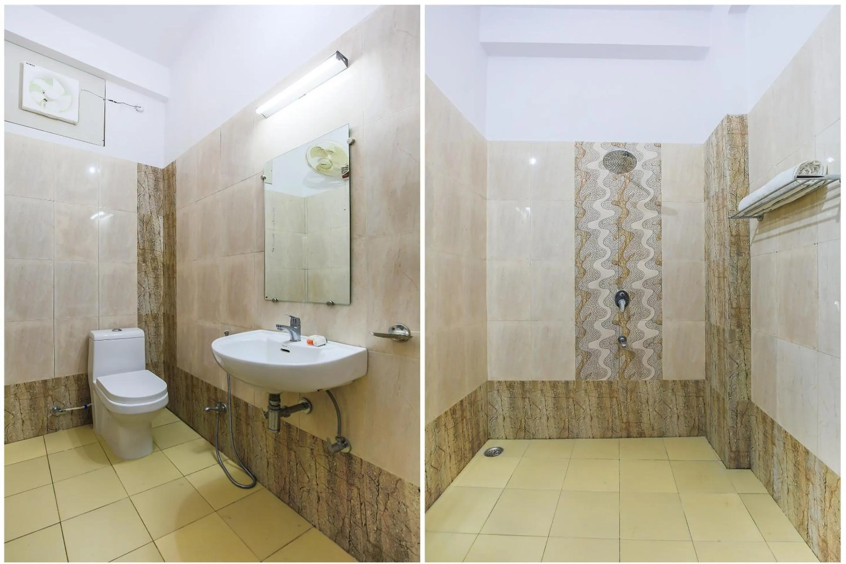 Bathroom in Hotel O Vaibhav laxmi Paradise