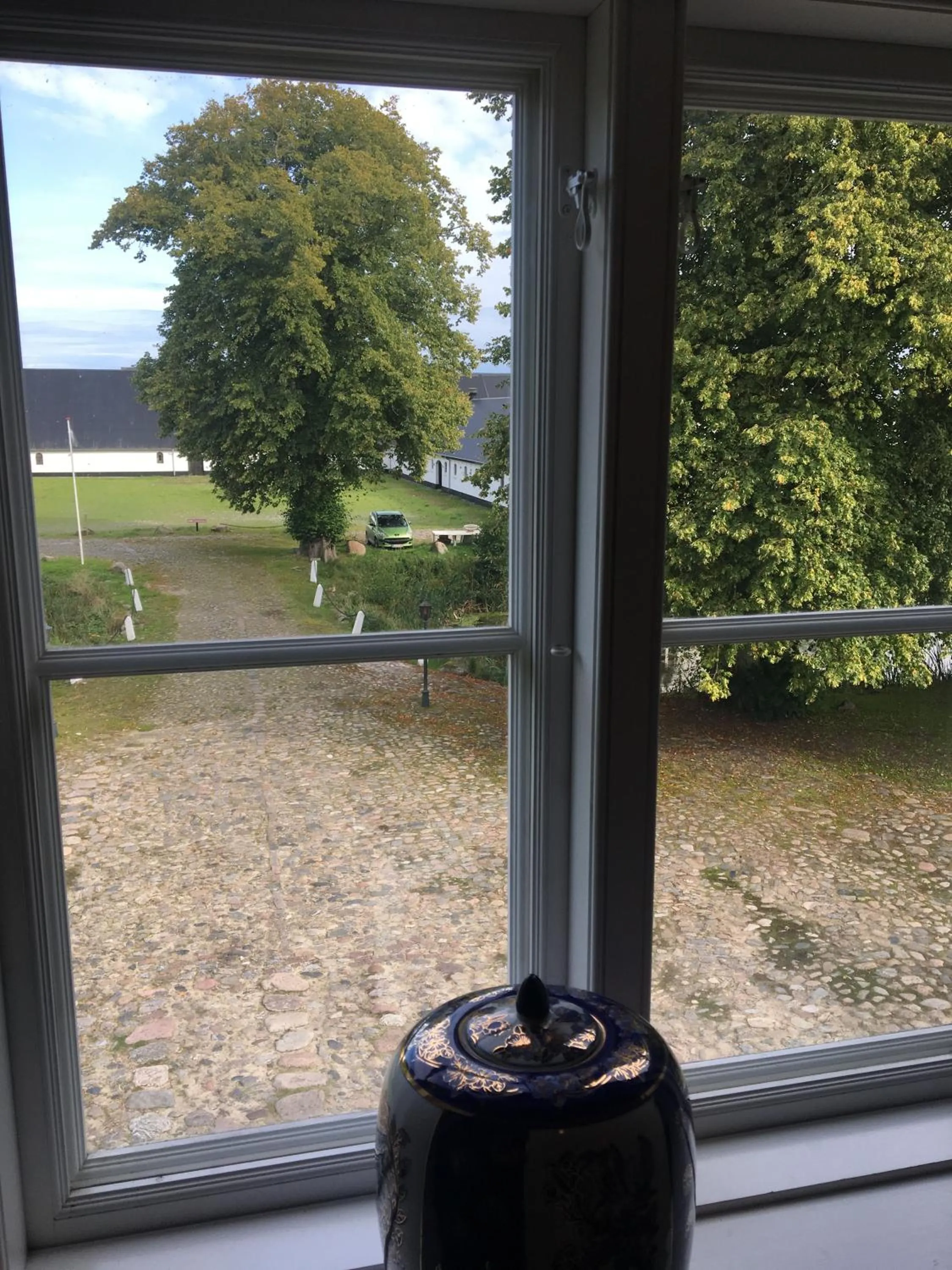 Living room in Lerbæk Hovedgaard