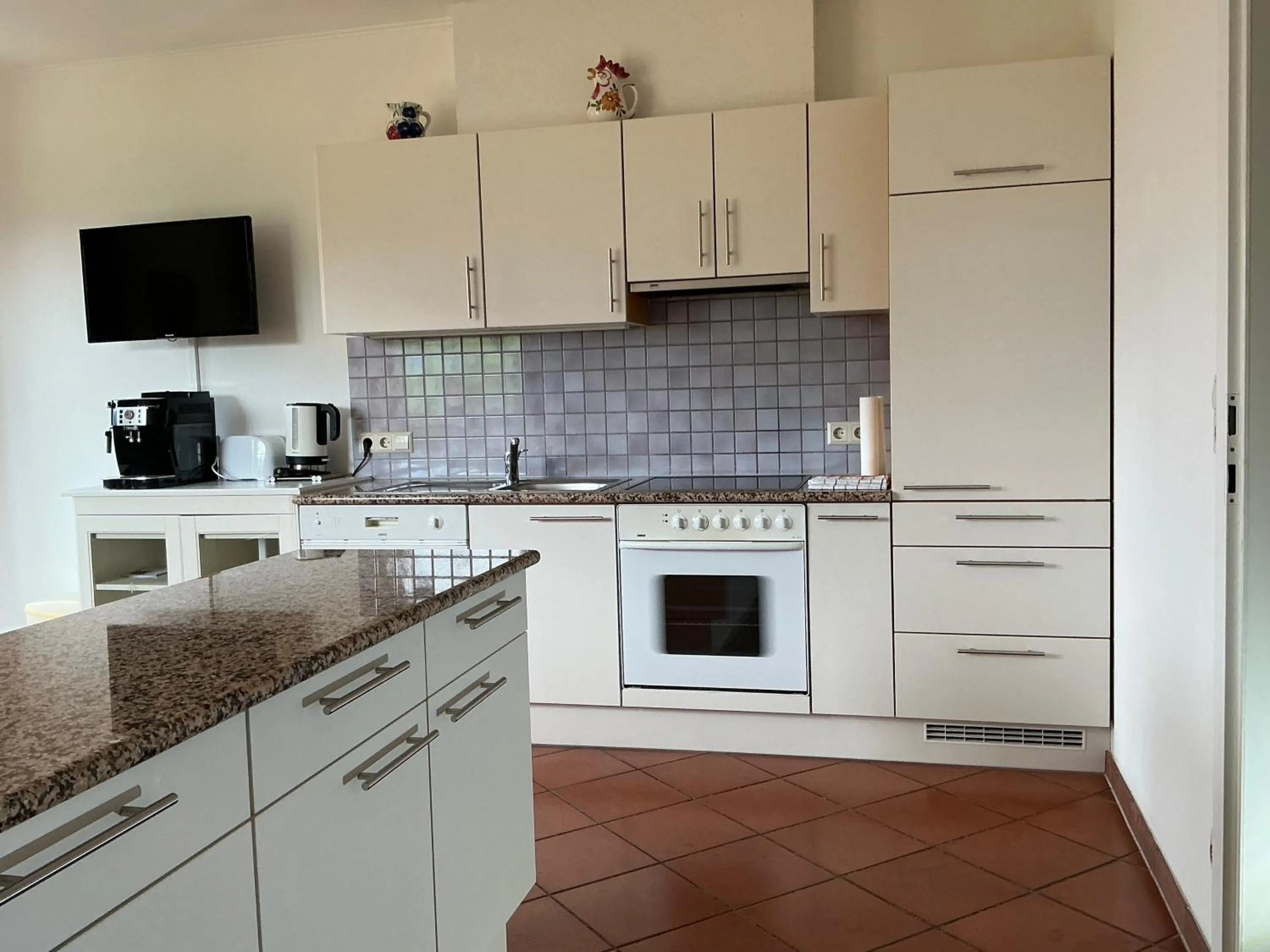 Kitchen or kitchenette in Landhaus Mitsche