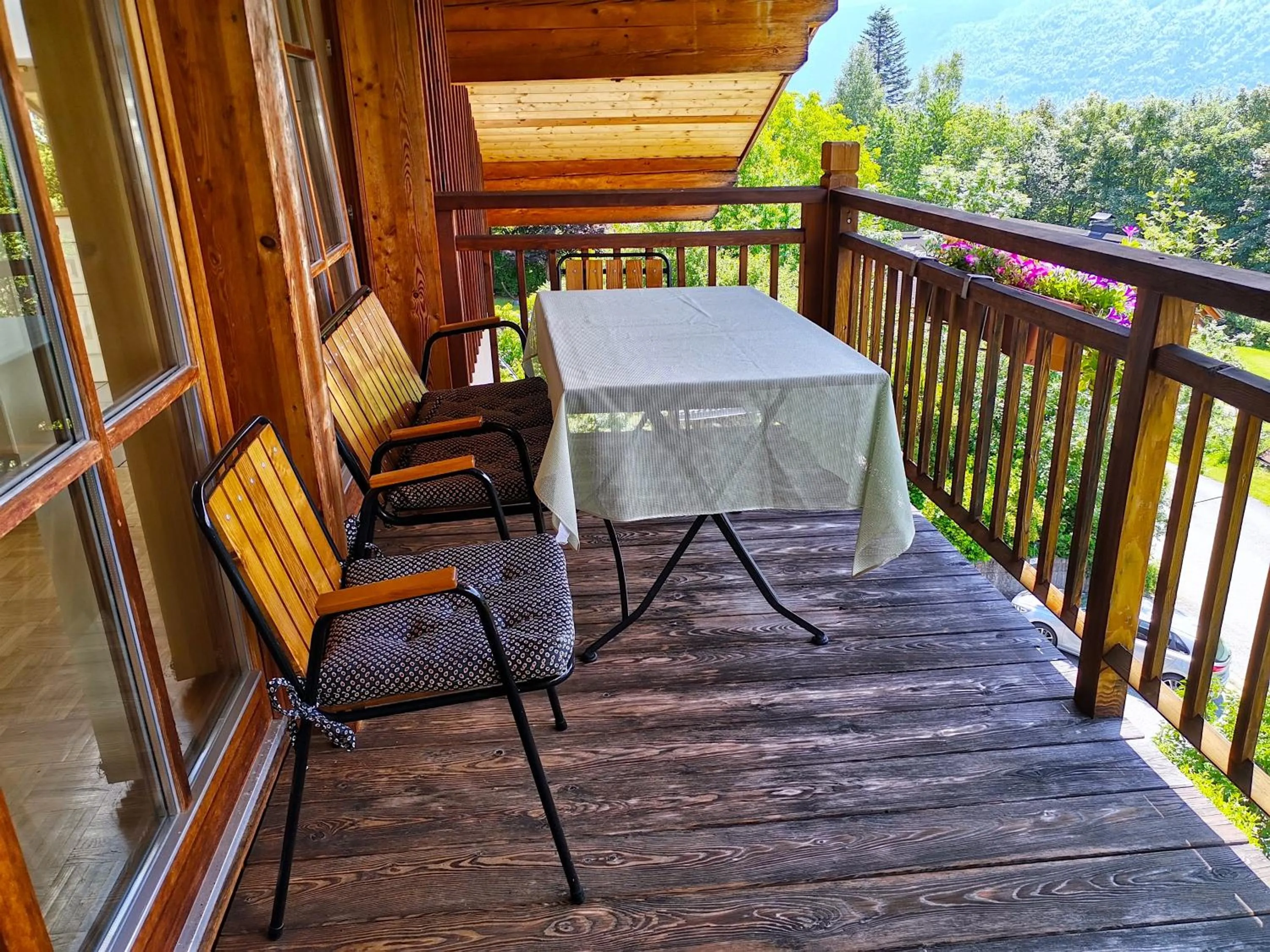 Balcony/Terrace in Landhaus Mitsche