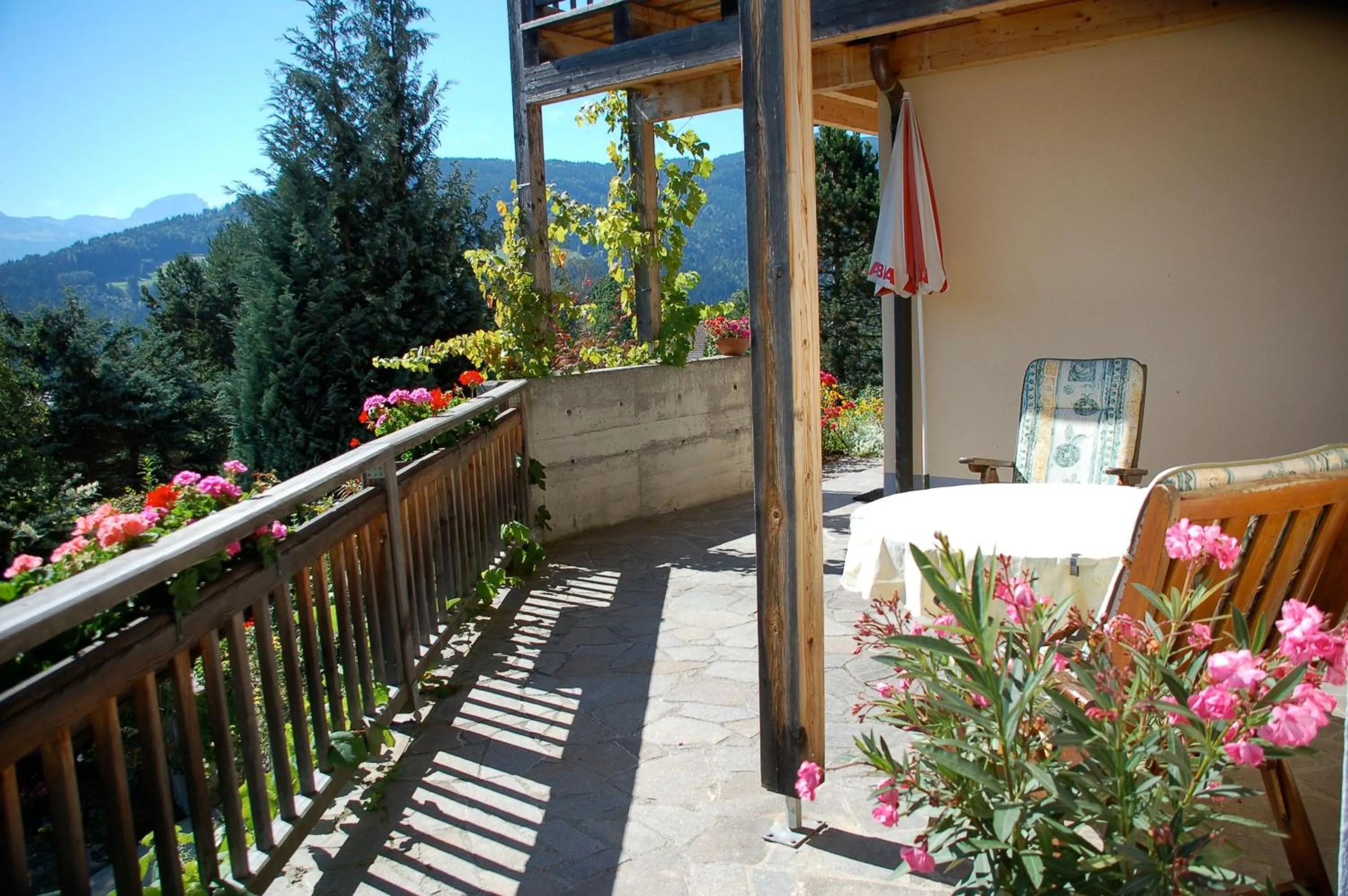 Balcony/Terrace in Landhaus Mitsche