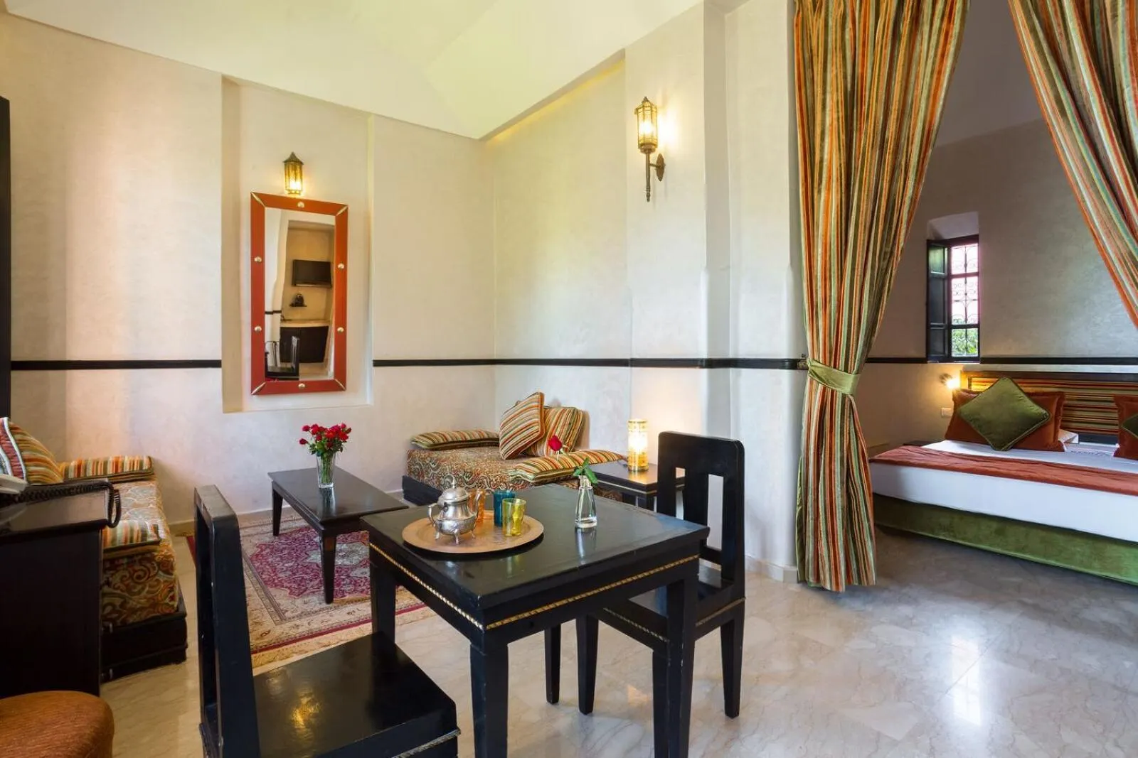 Living room, Bed in Hapimag Resort Marrakesh