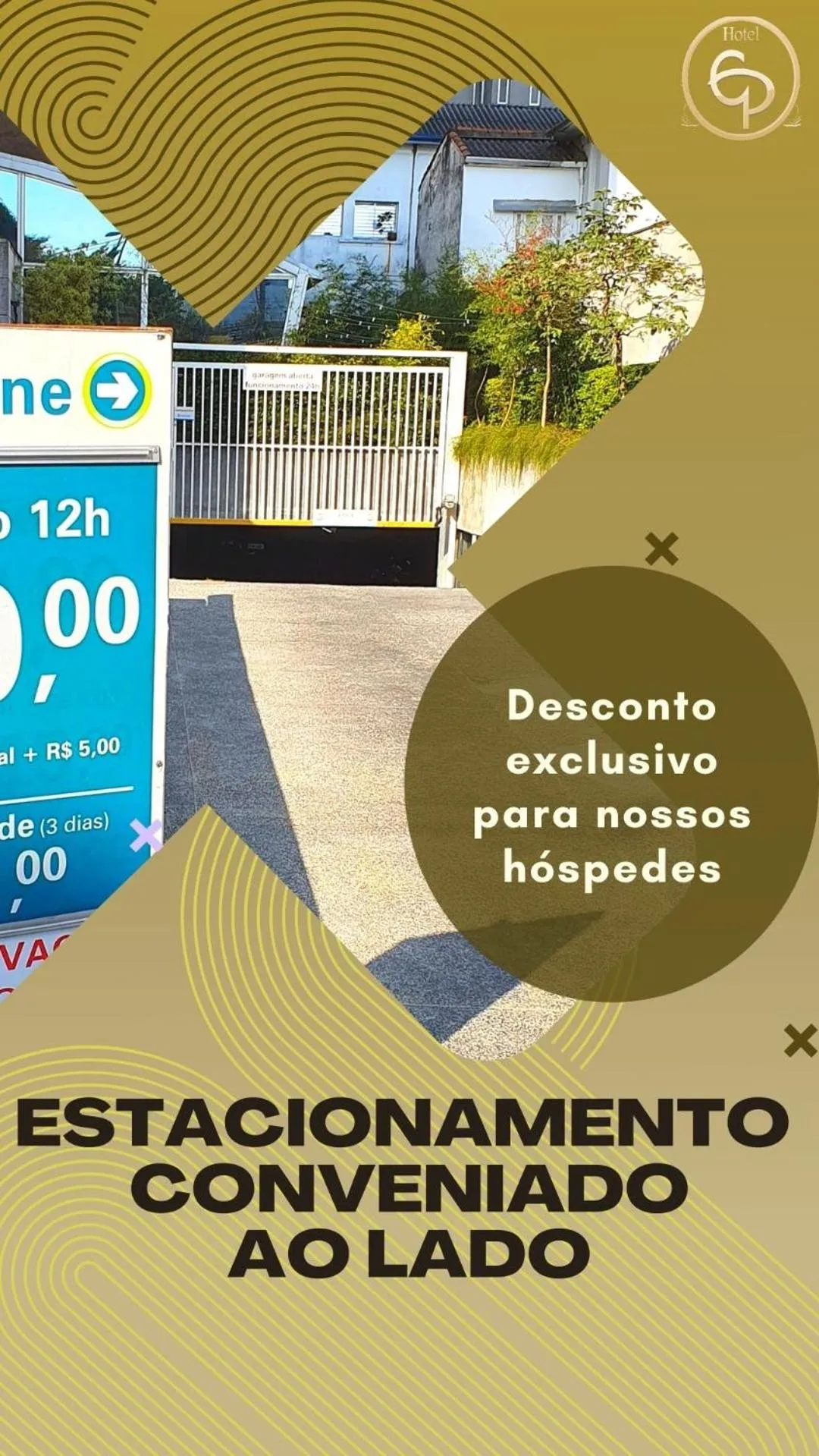 Parking in Hotel Estação Paraíso - ao lado do Metrô Paraíso e 600m da Av Paulista