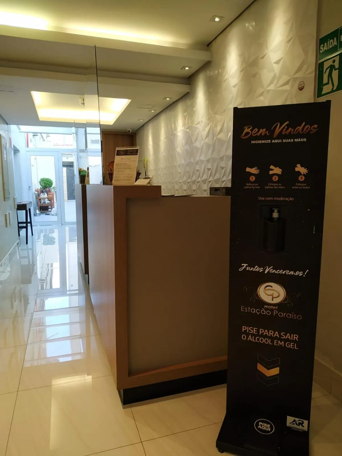Lobby or reception in Hotel Estação Paraíso - ao lado do Metrô Paraíso e 600m da Av Paulista