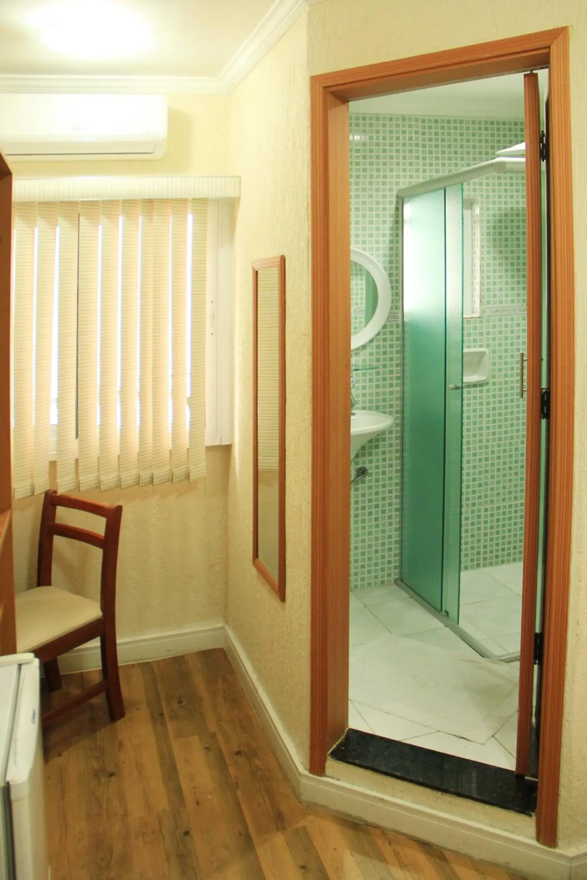 Bedroom in Hotel Estação Paraíso - ao lado do Metrô Paraíso e 600m da Av Paulista Bedroom in Hotel Estação Paraíso - ao lado do Metrô Paraíso e 600m da Av Paulista