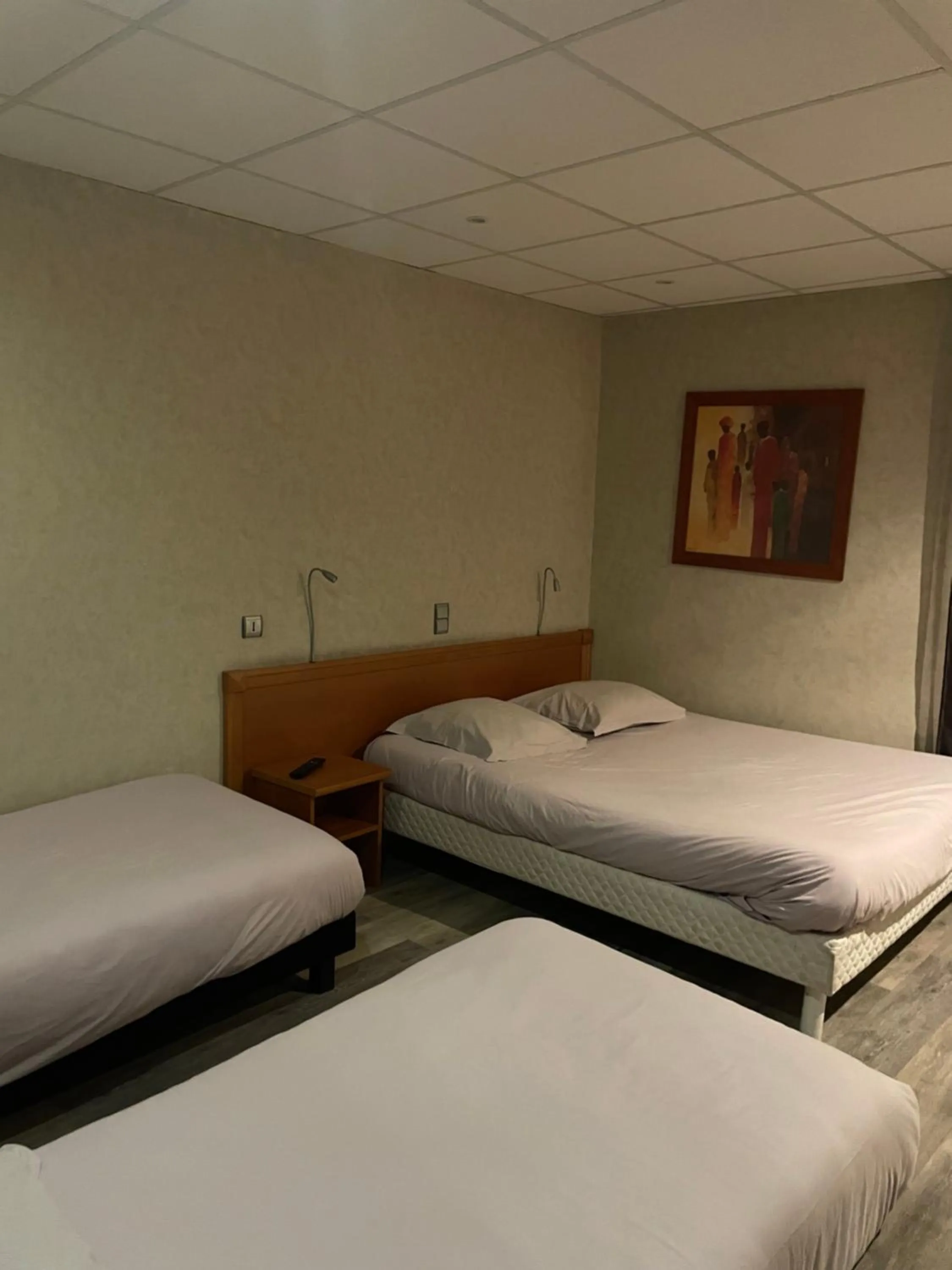 Bed in Hôtel de l'Europe