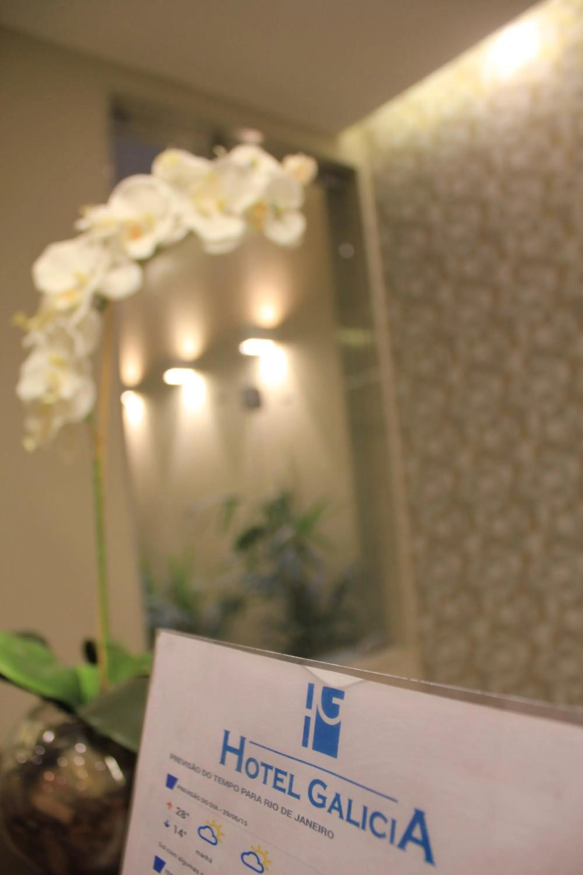 Decorative detail in Hotel Galícia