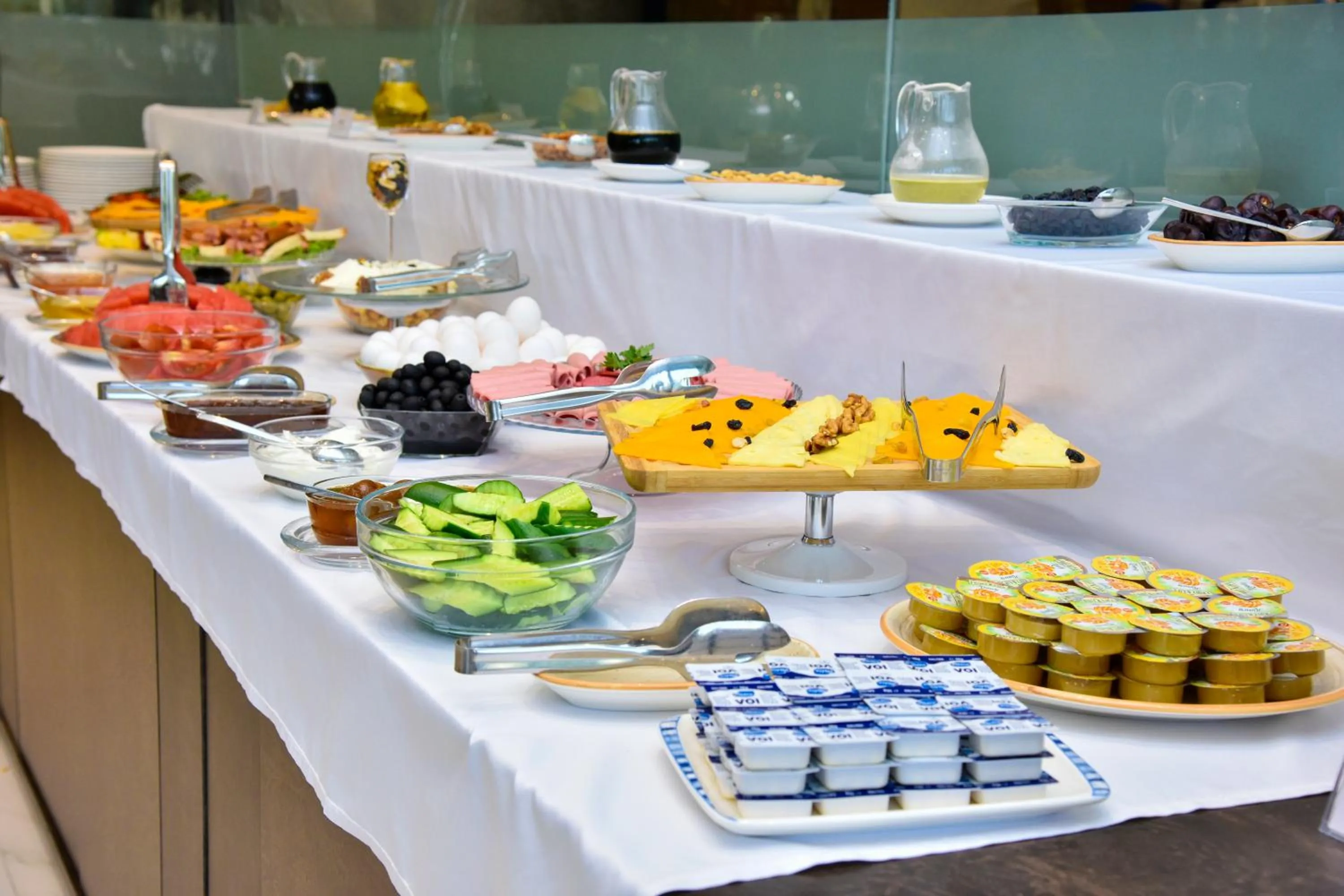 Continental breakfast in Supreme Hotel Baku