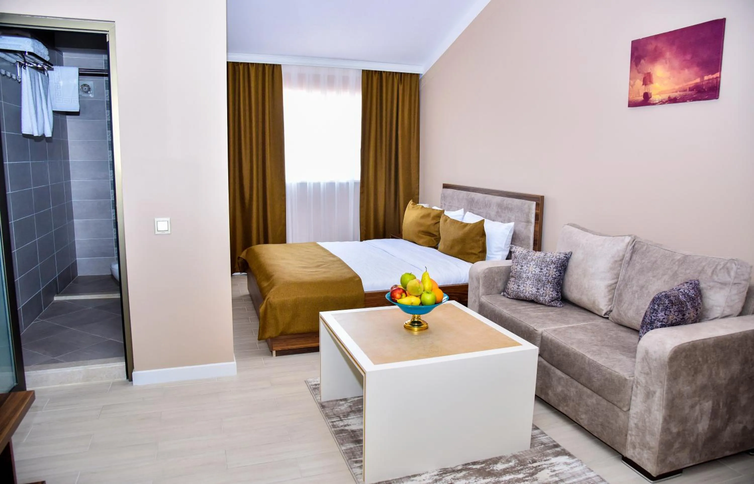 Bed in Supreme Hotel Baku