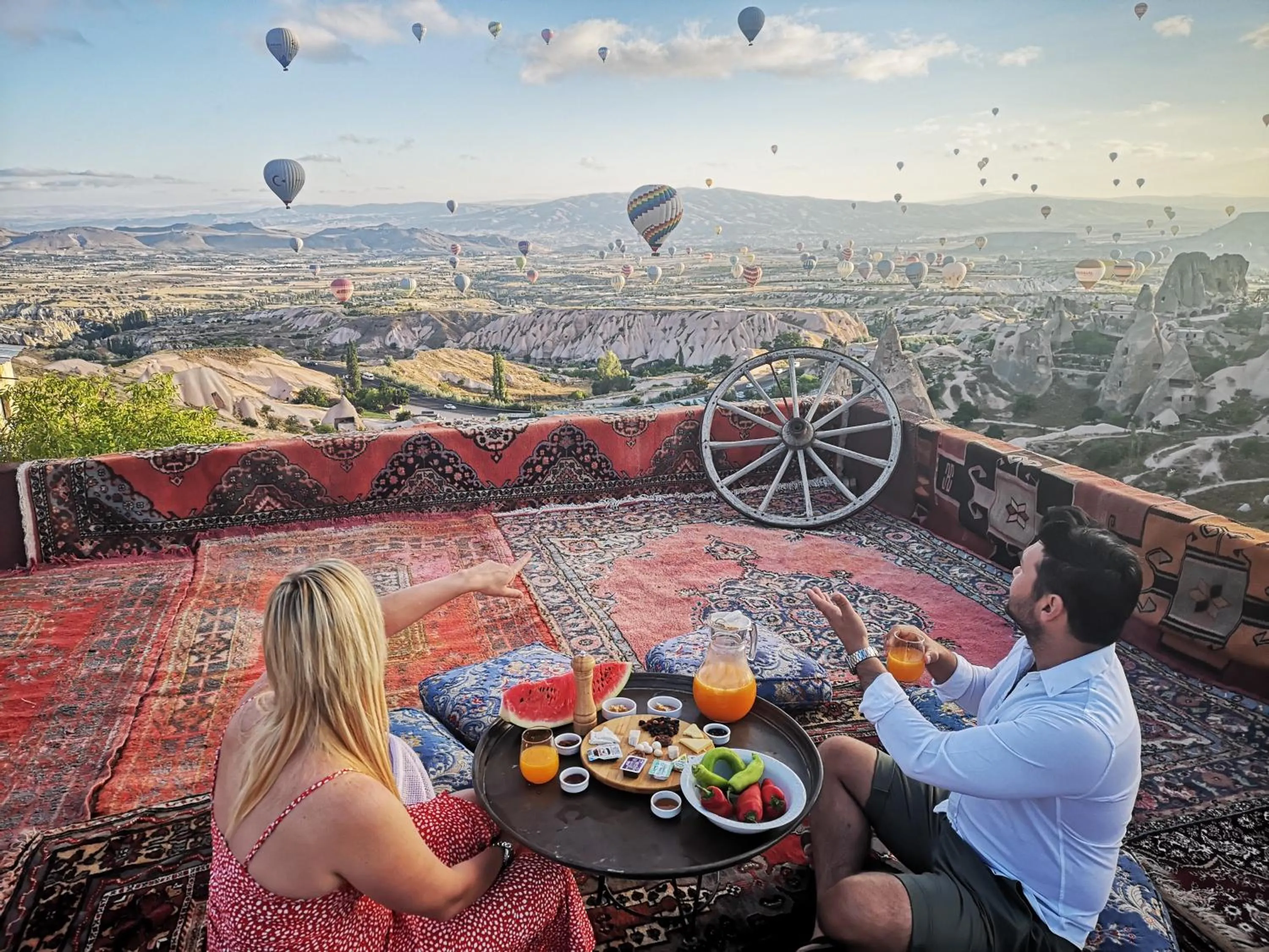 Balcony/Terrace in Hermes Cave Hotel