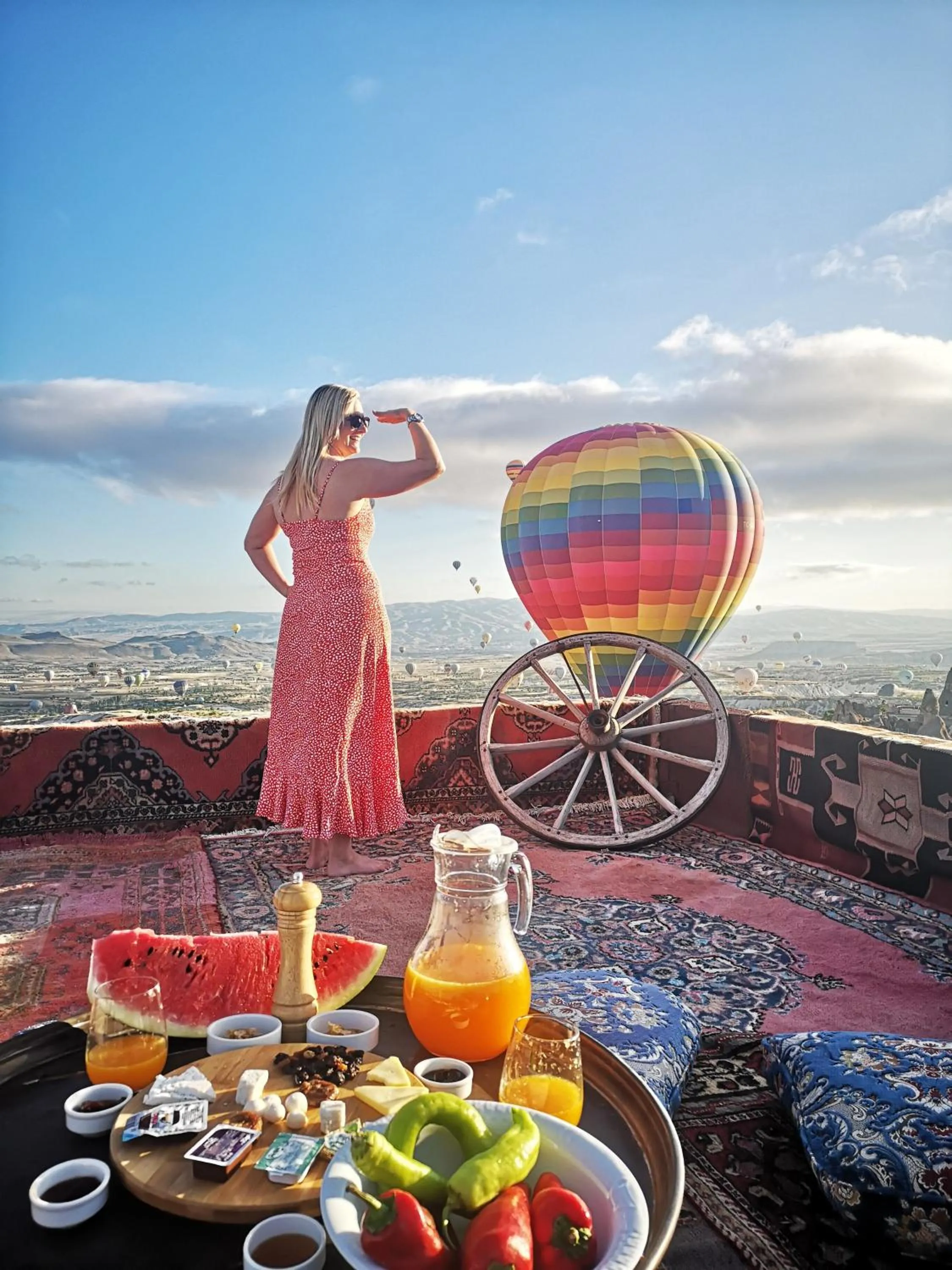 Bird's eye view in Hermes Cave Hotel