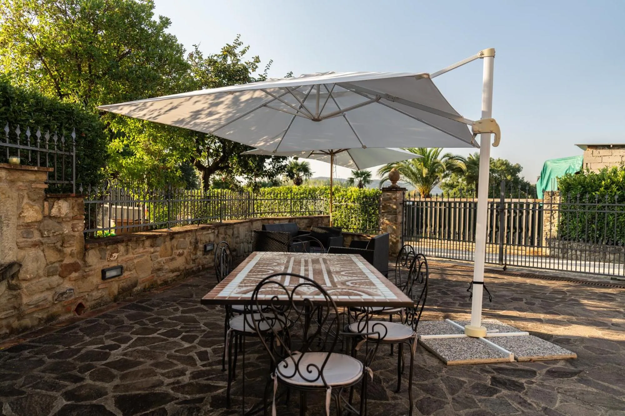 Patio in Cappannelle Country House Tuscany