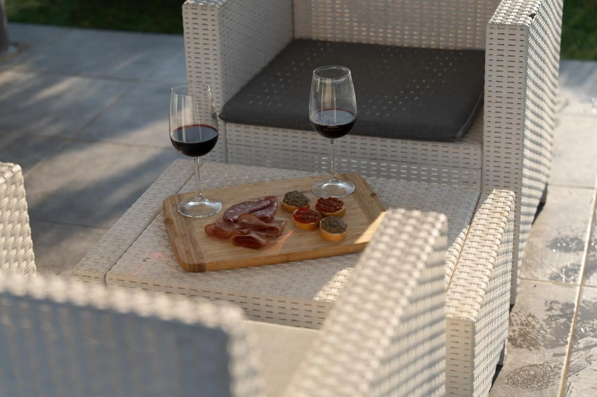 Food and drinks in Cappannelle Country House Tuscany