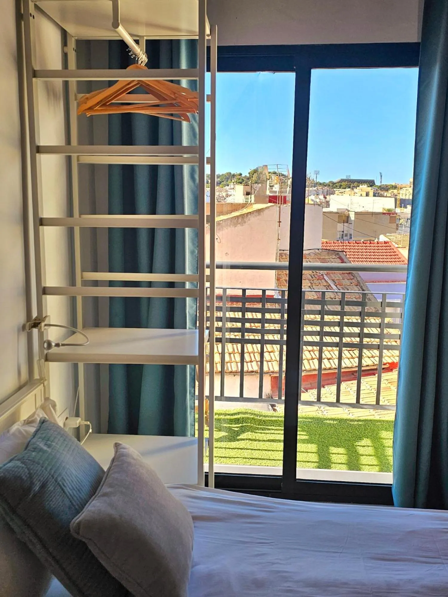 View (from property/room), Bed in Apartamentos de la Huerta