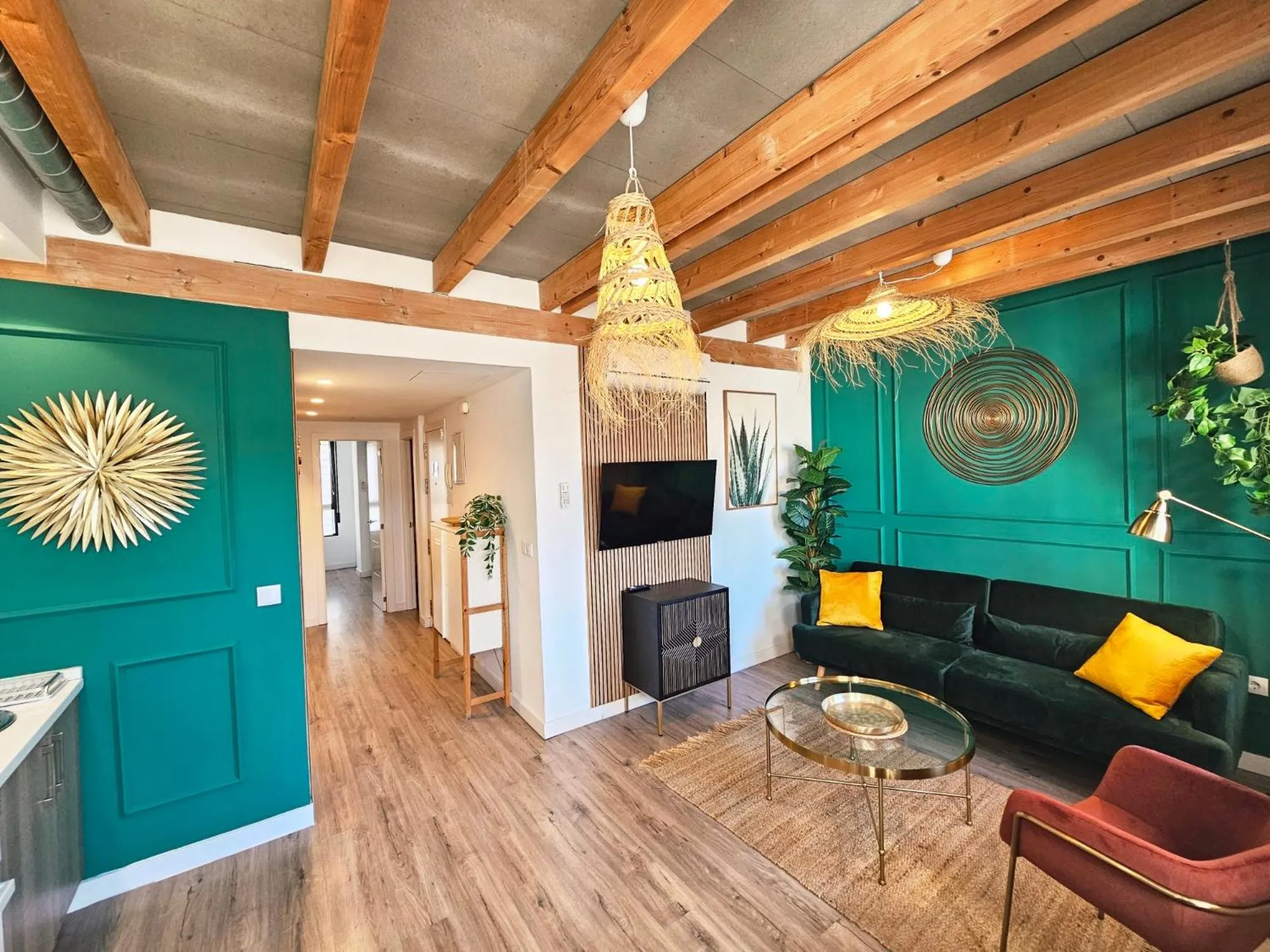 Living room in Apartamentos de la Huerta