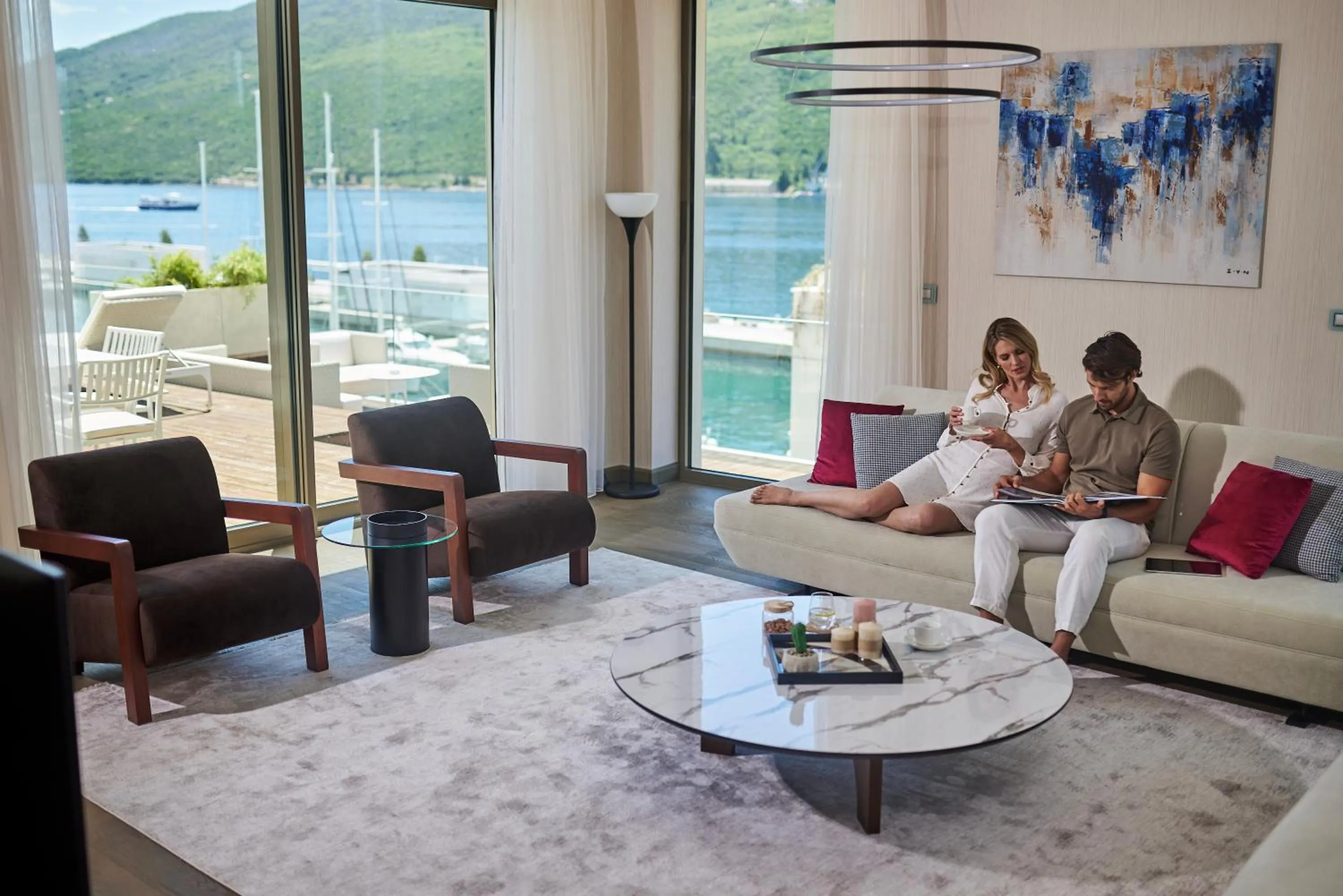 Living room in Portonovi Resort