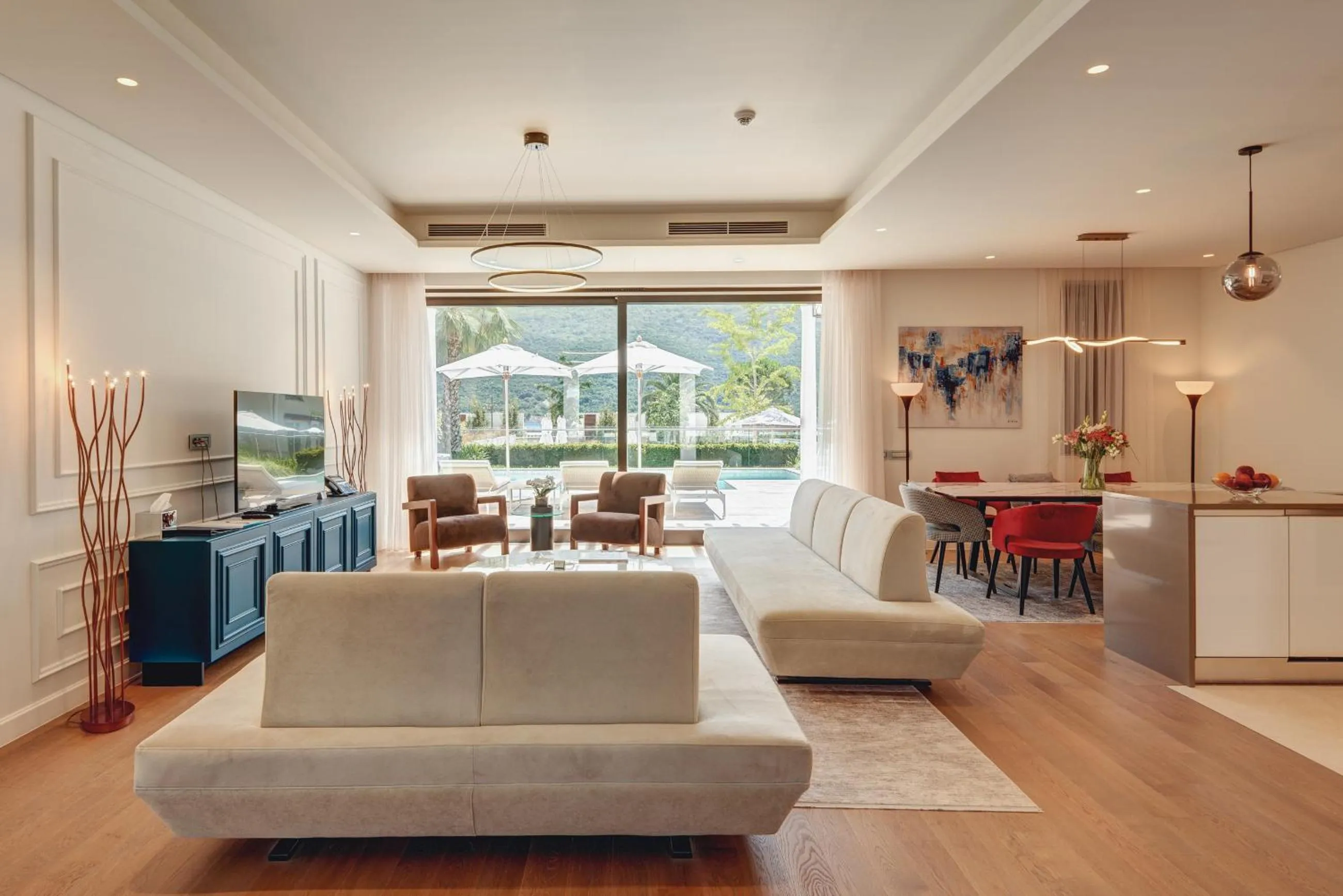 Living room in Portonovi Resort