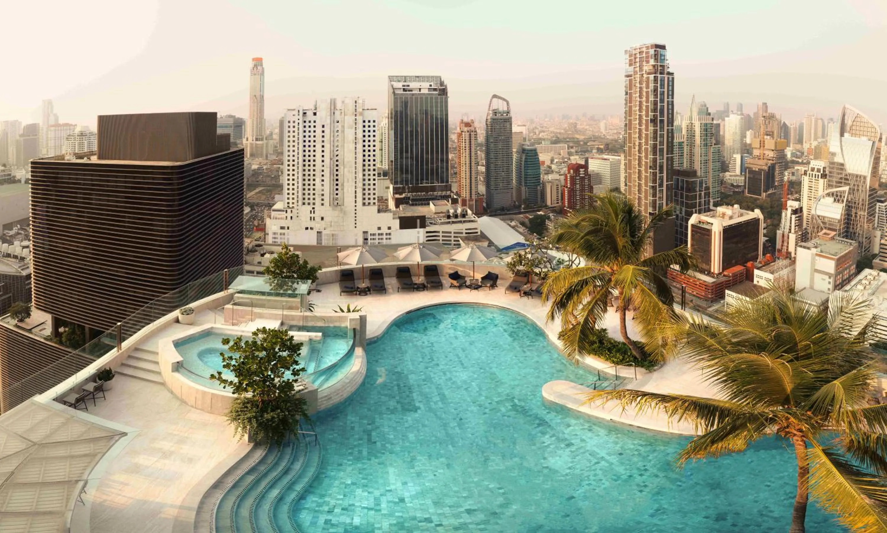 Swimming pool in InterContinental Bangkok by IHG