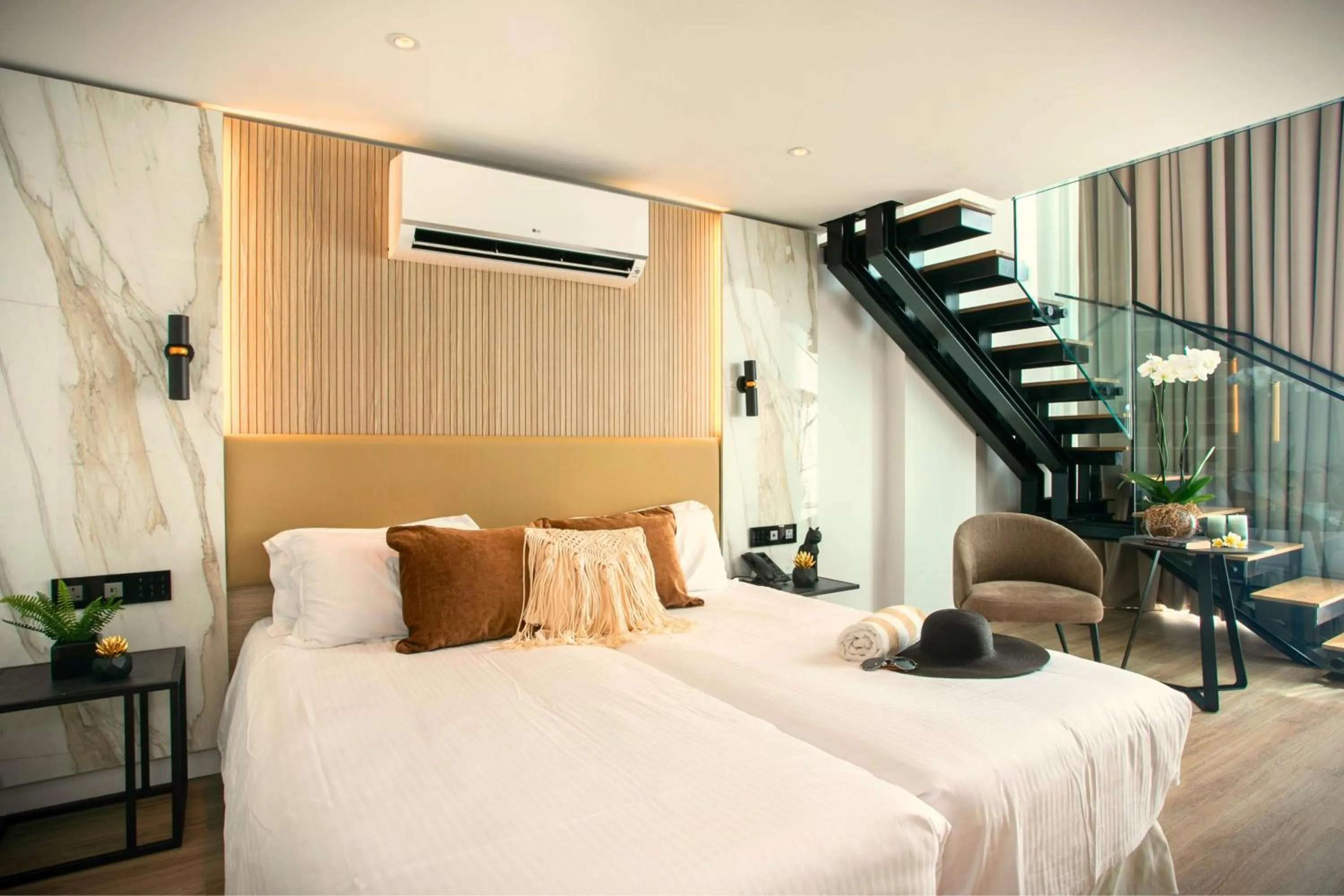 Photo of the whole room, Bed in Cavo Maris Beach Hotel