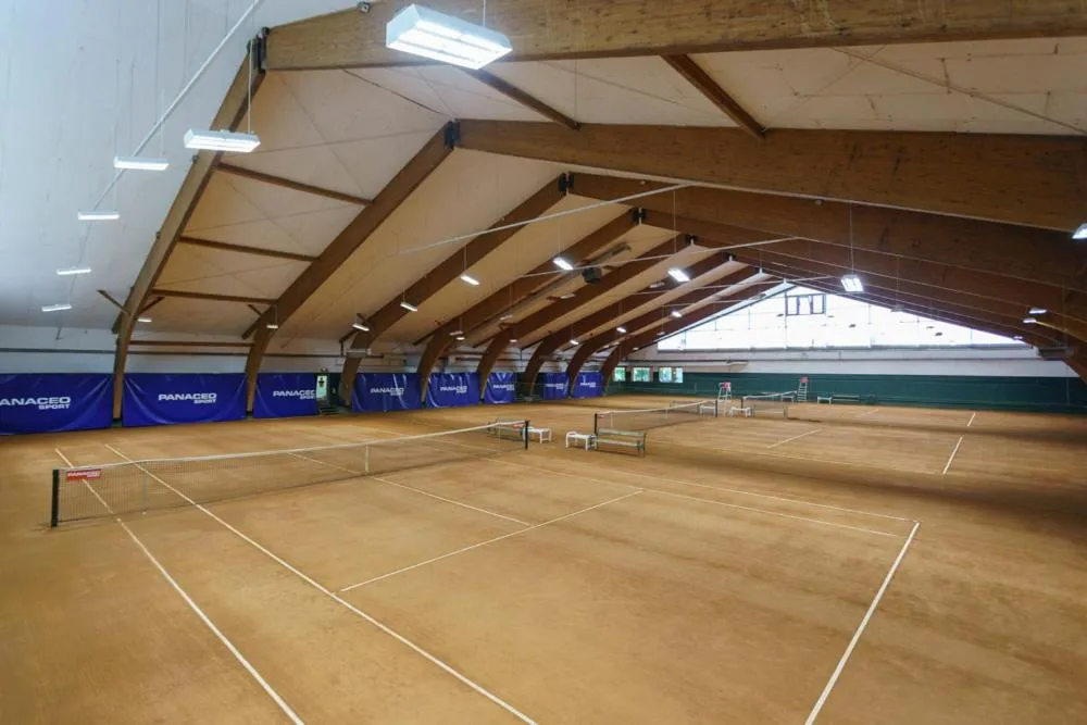 Tennis court in Sportpark Warmbad-Villach