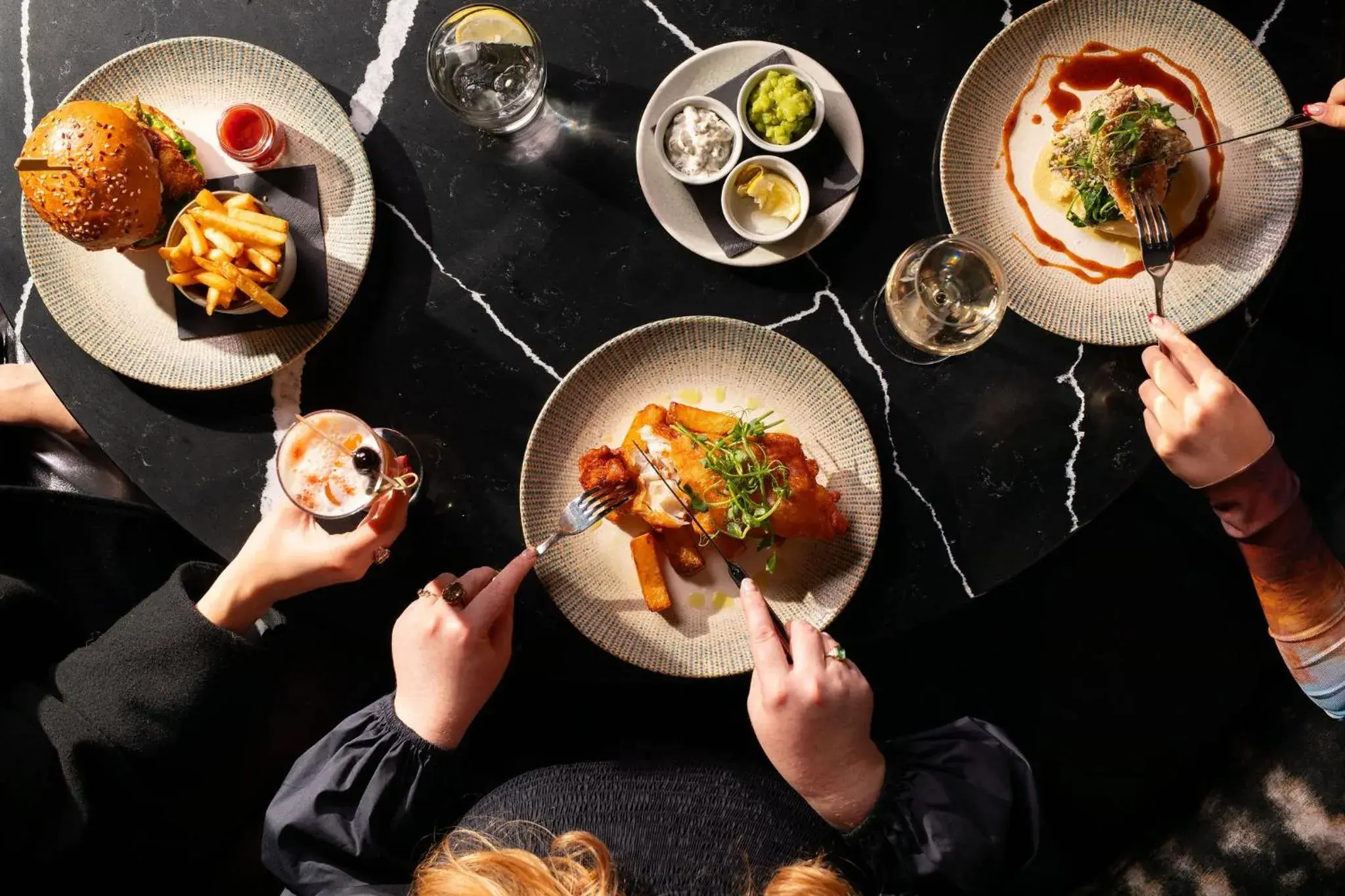 Food close-up in The Address Glasgow Food close-up in The Address Glasgow