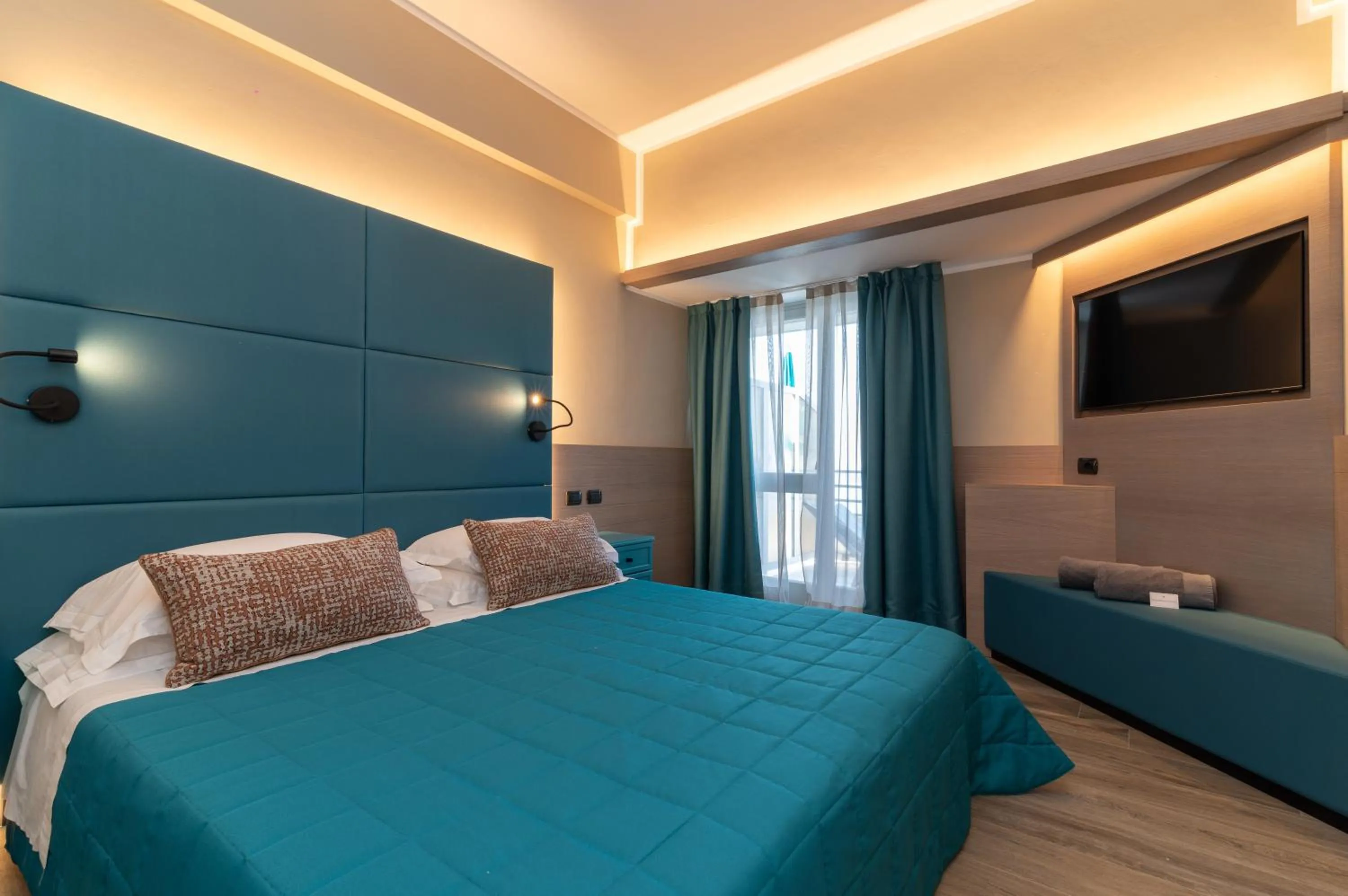 Bed in Hotel Porto Roca