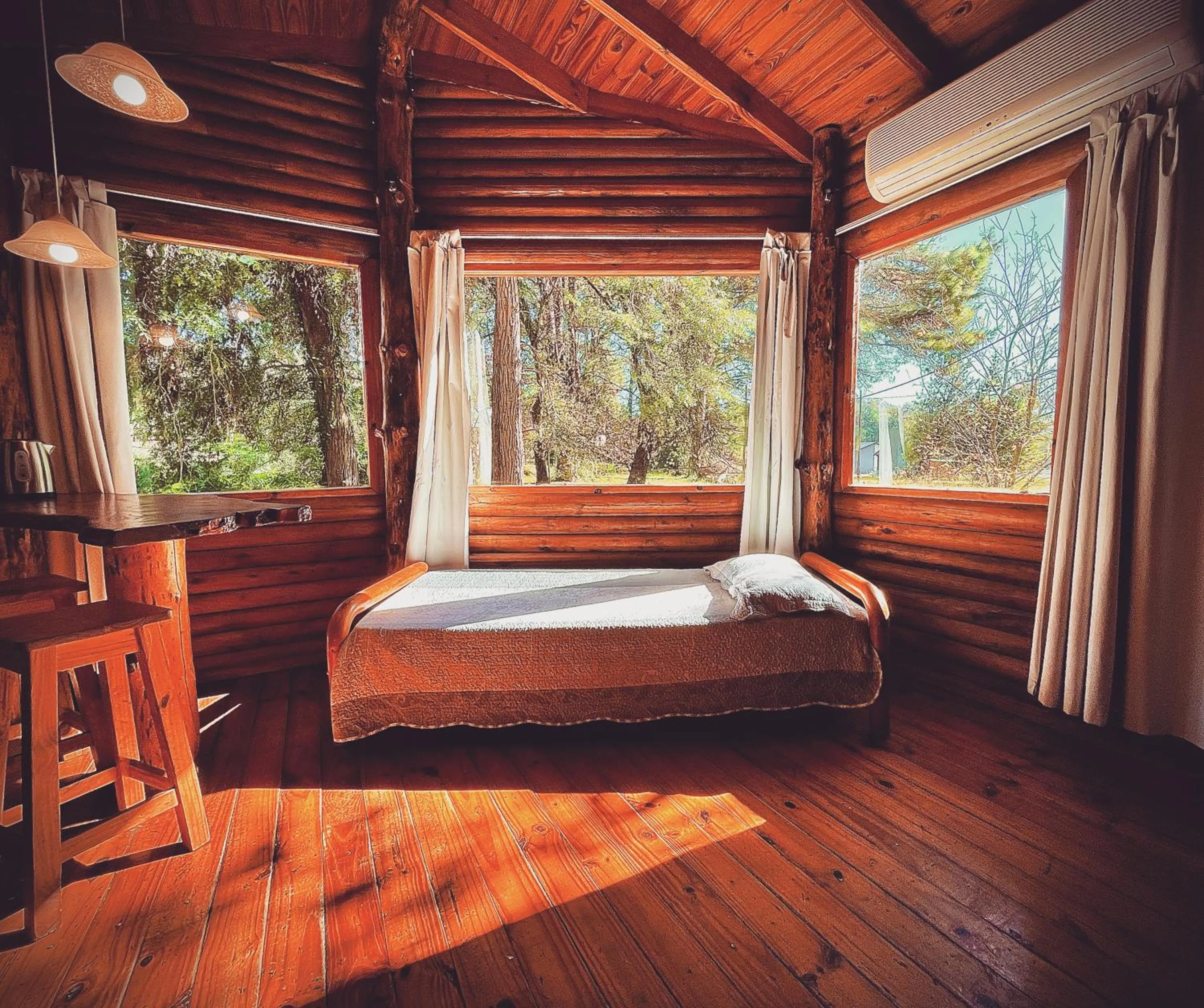 Living room, Bed in Posada del Viento